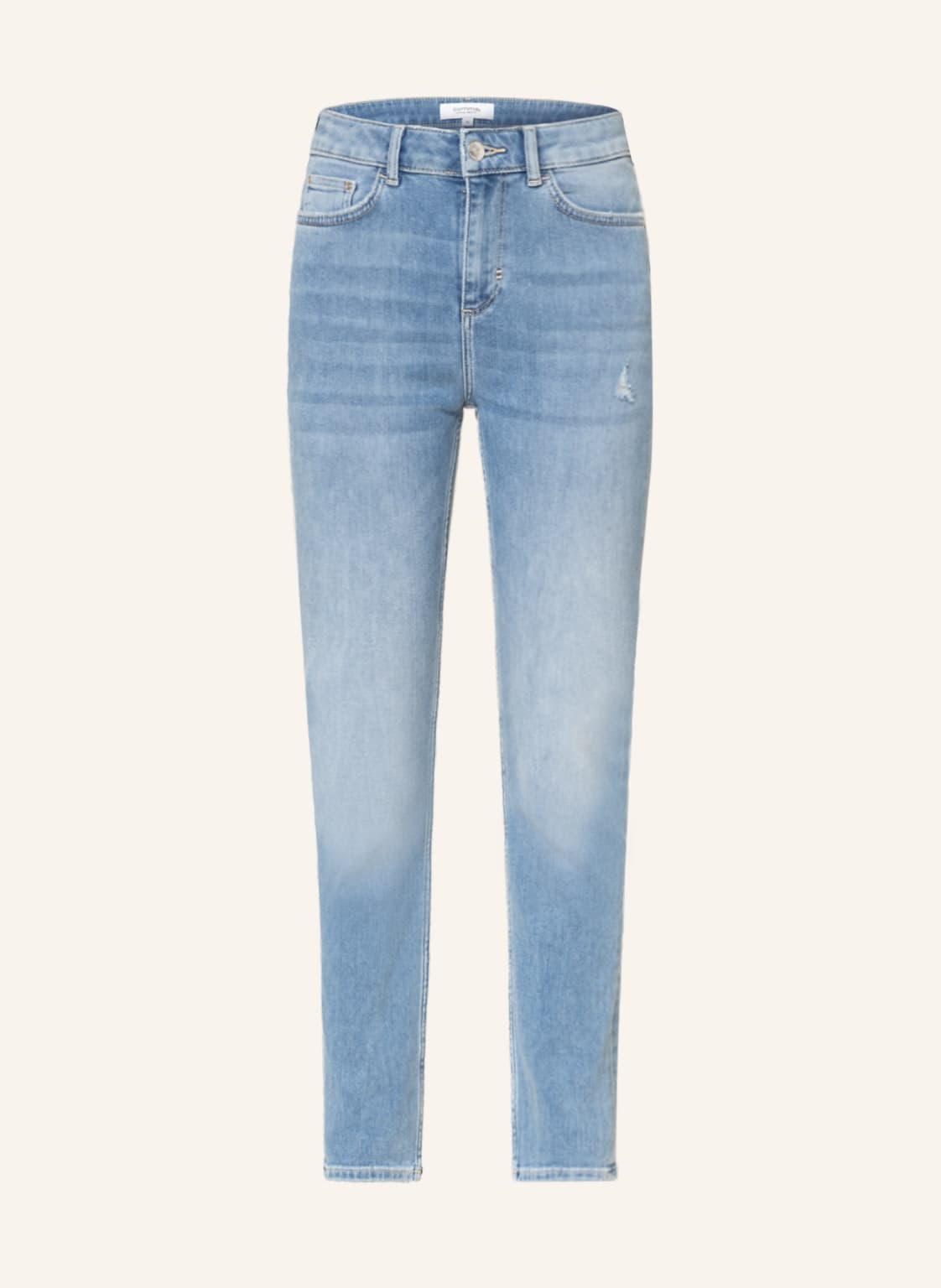 Image of Comma Casual Identity Straight Jeans blau