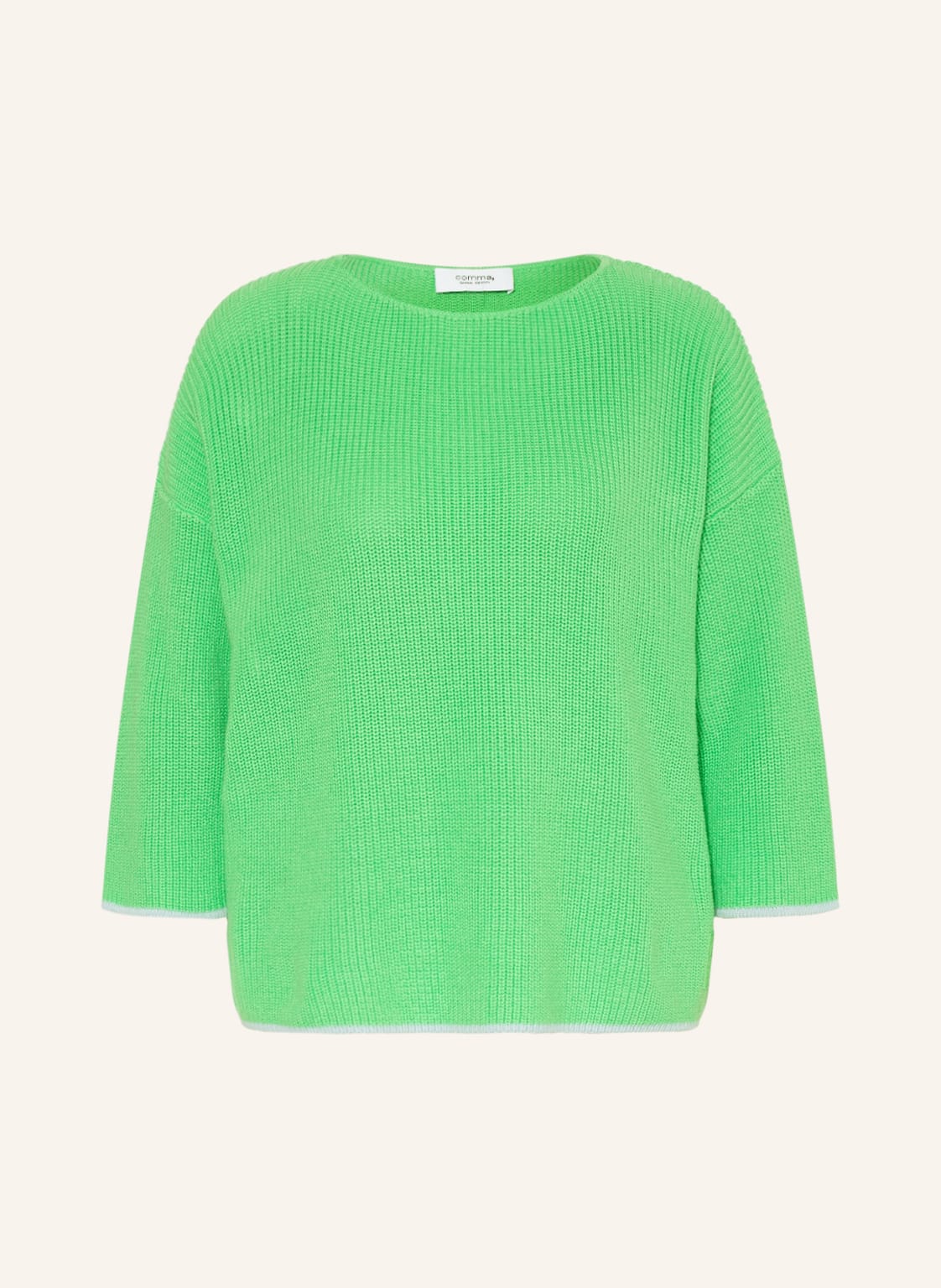 Image of Comma Casual Identity Strickshirt gruen