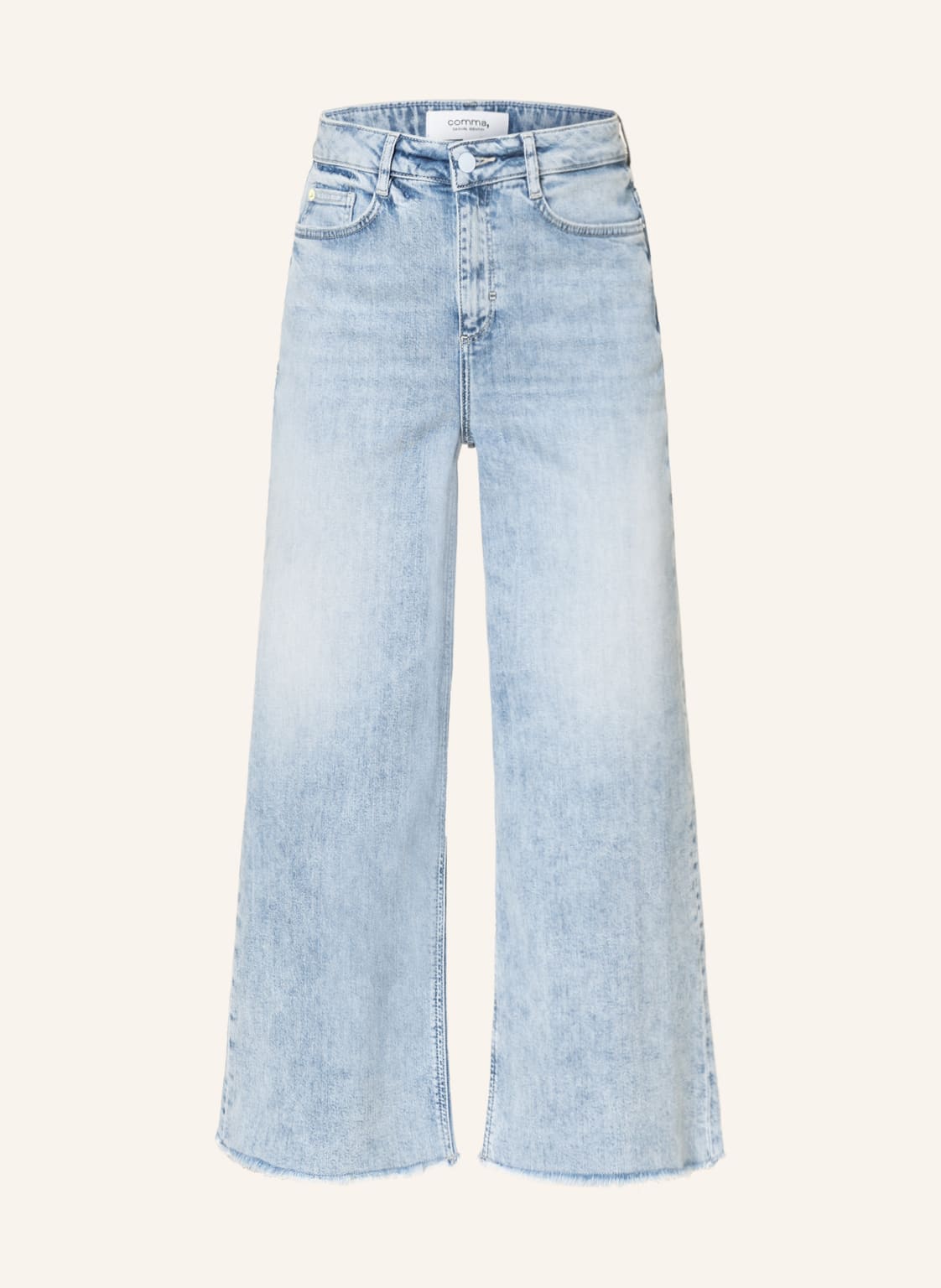 Image of Comma Casual Identity Jeans-Culotte blau