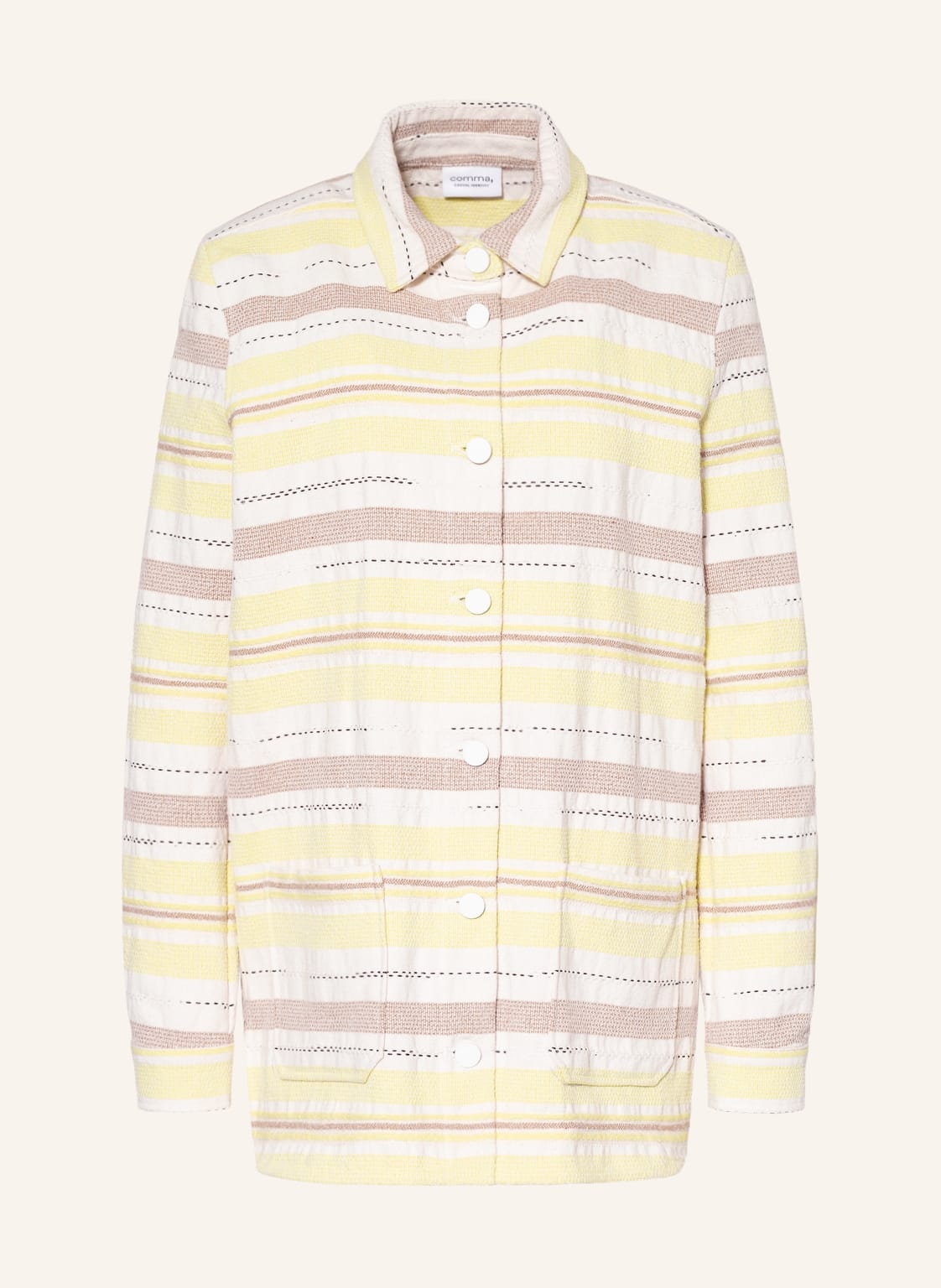 Image of Comma Casual Identity Overjacket gelb