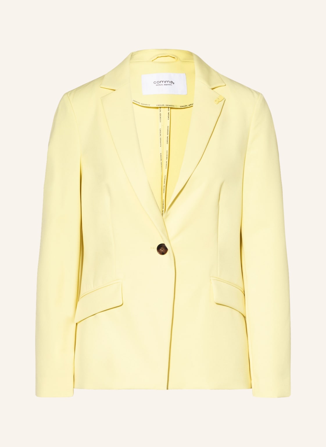 Image of Comma Casual Identity Blazer gelb