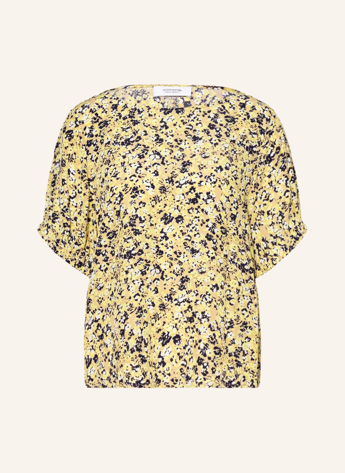 Image of Comma Casual Identity Blusenshirt gelb