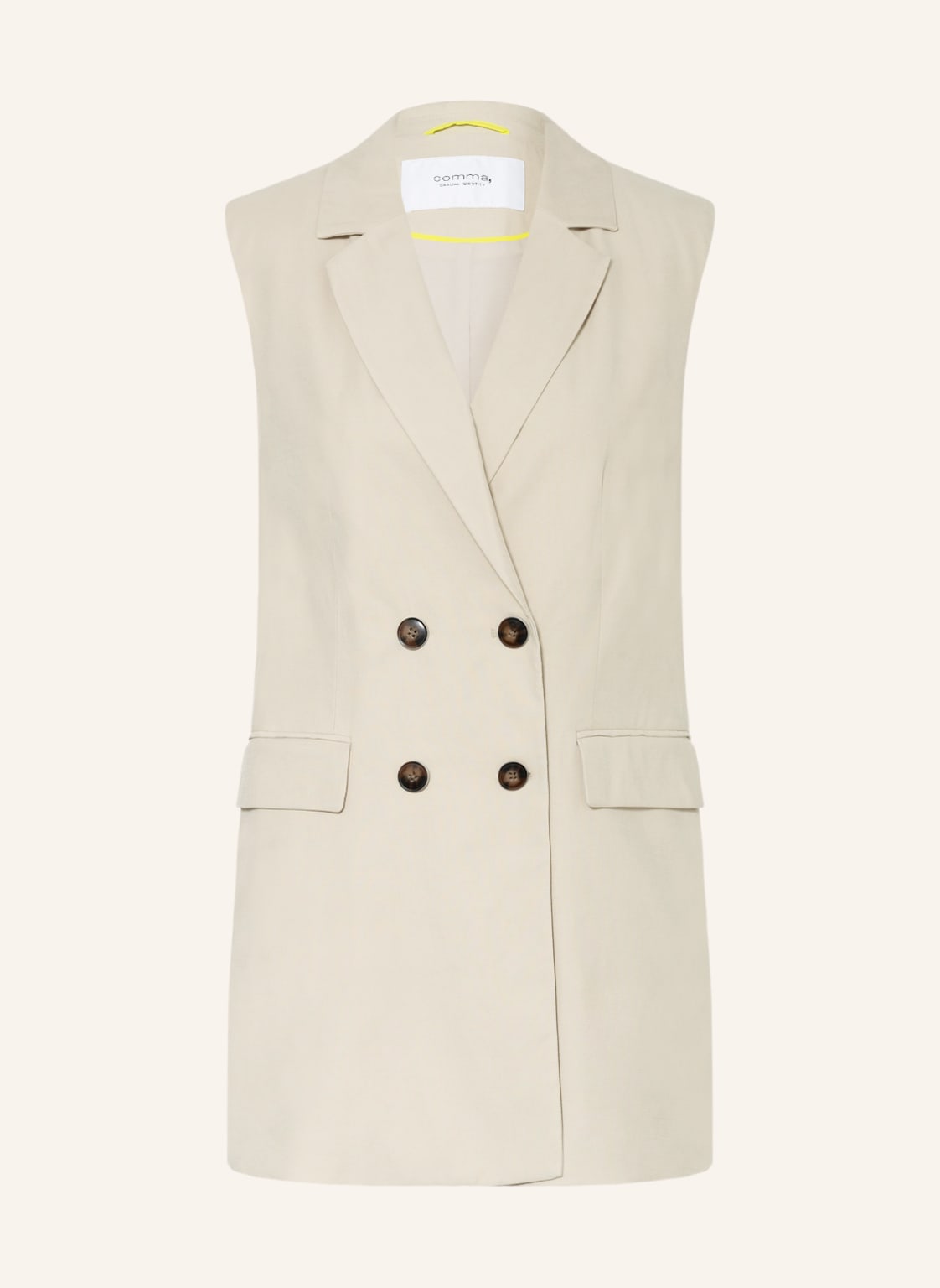 Image of Comma Casual Identity Blazerweste beige