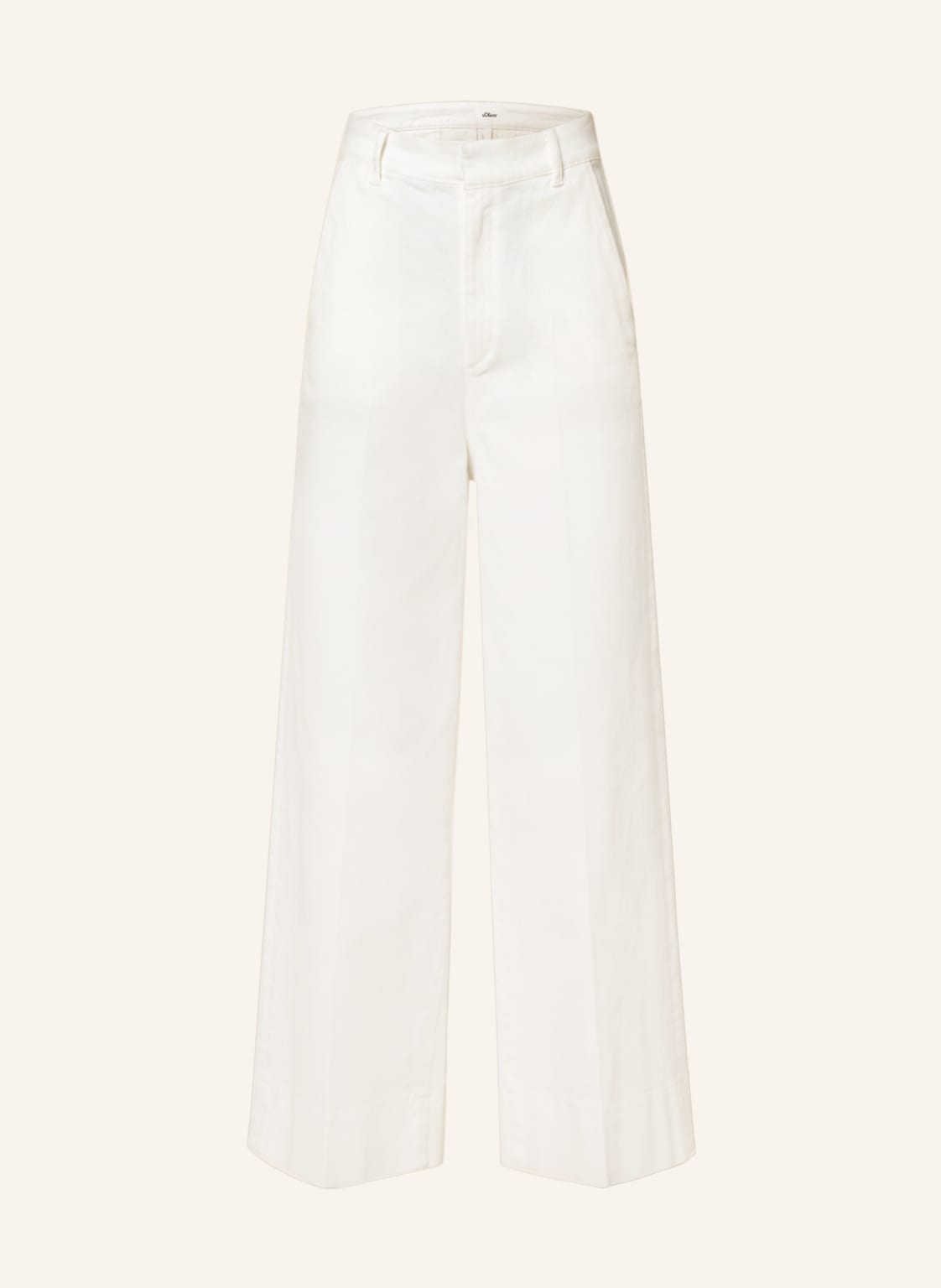 Image of S.Oliver Black Label Jeans-Culotte weiss