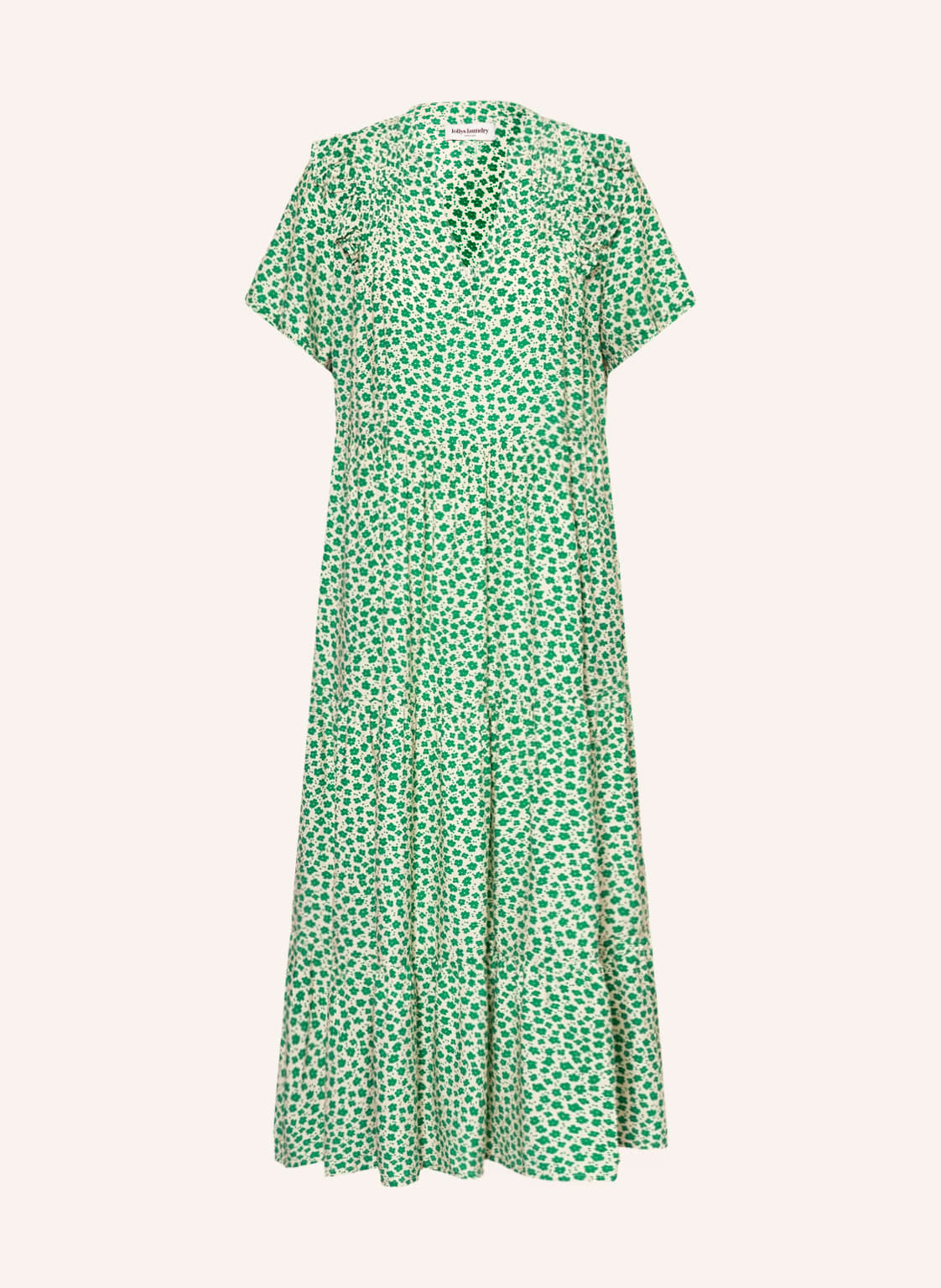 Image of Lollys Laundry Kleid Freddy Mit Rüschen gruen