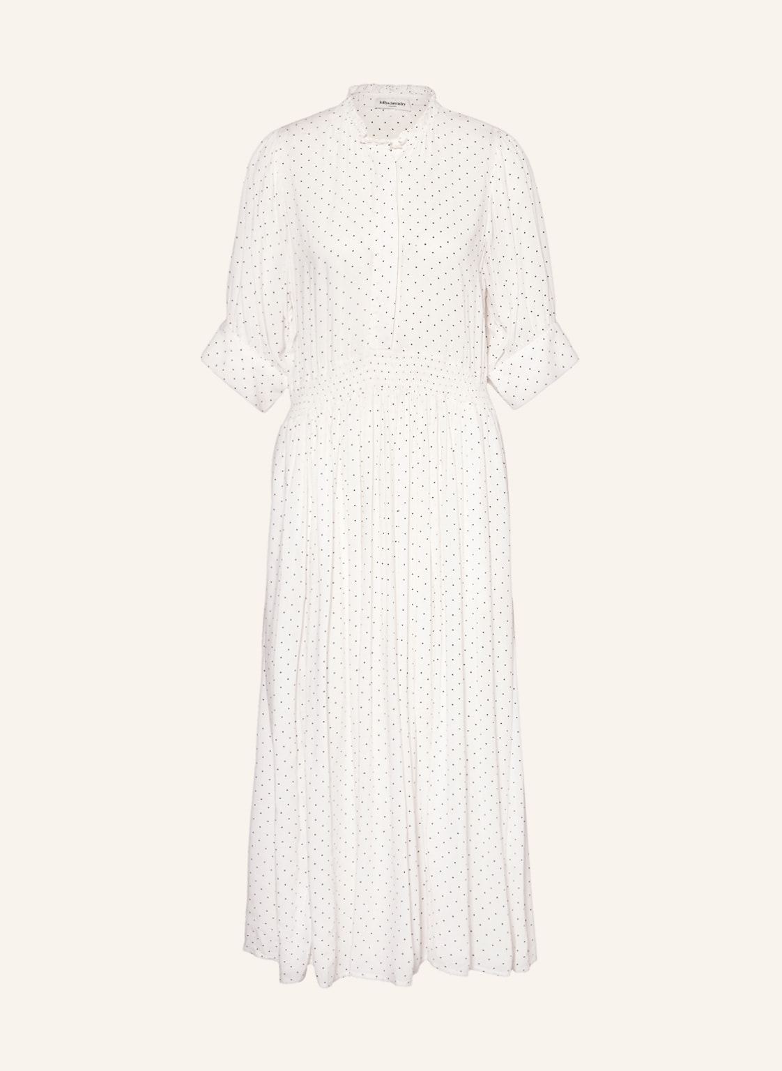 Image of Lollys Laundry Kleid Boston Mit 3/4-Arm weiss