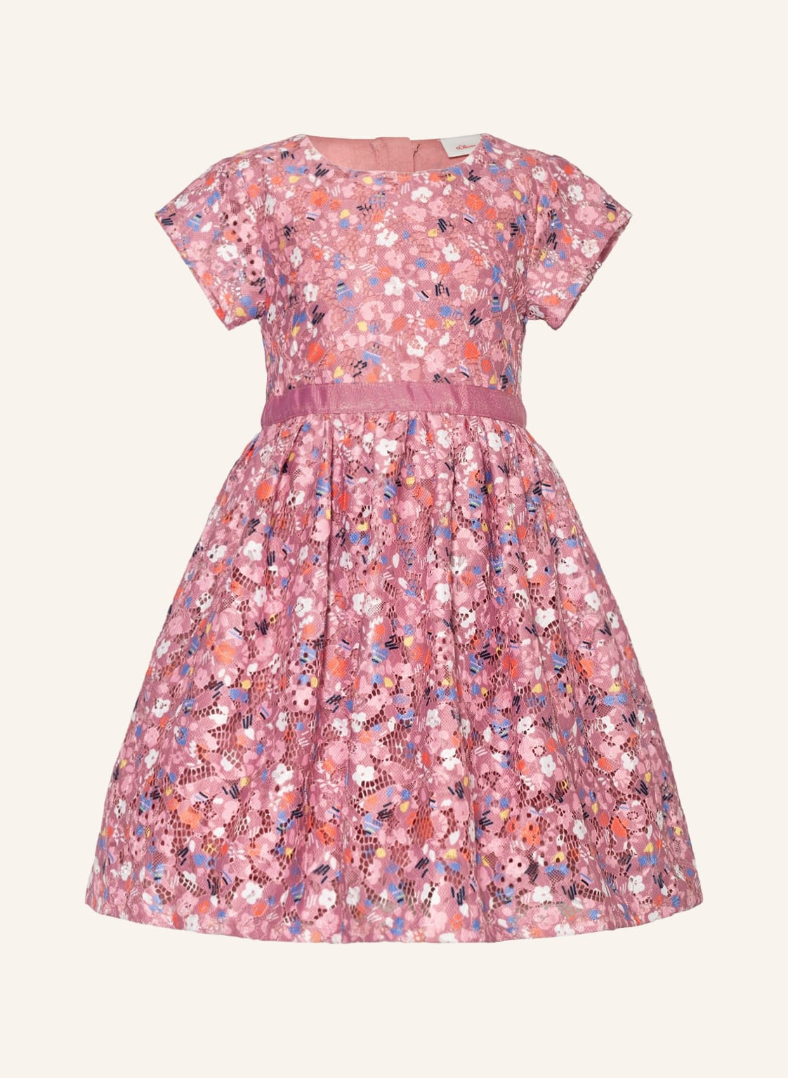 Image of S.Oliver Red Spitzenkleid rosa