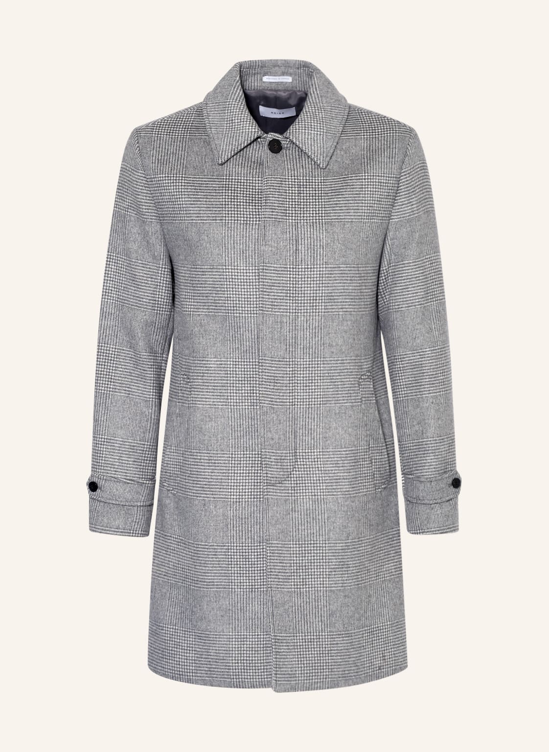 Image of Reiss Mantel Bark grau