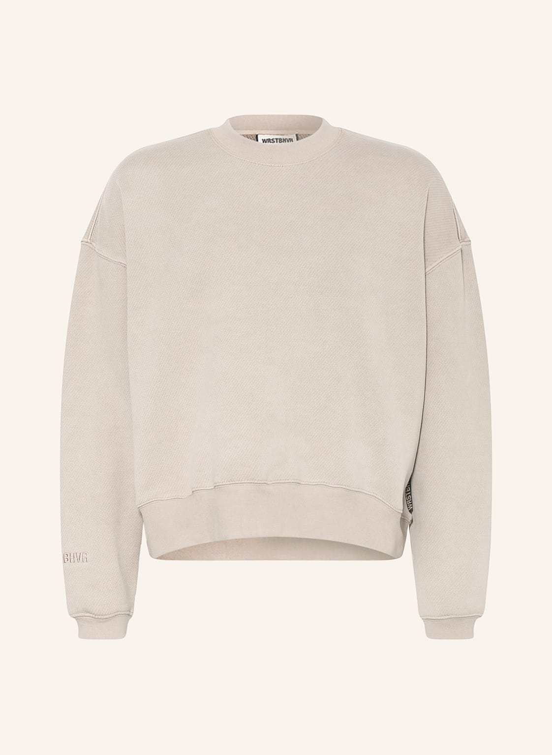 Image of Wrstbhvr Oversized-Sweatshirt Jarvis beige