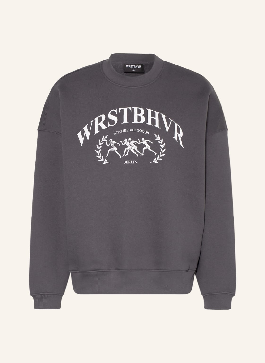 Image of Wrstbhvr Oversized-Sweatshirt Greek schwarz