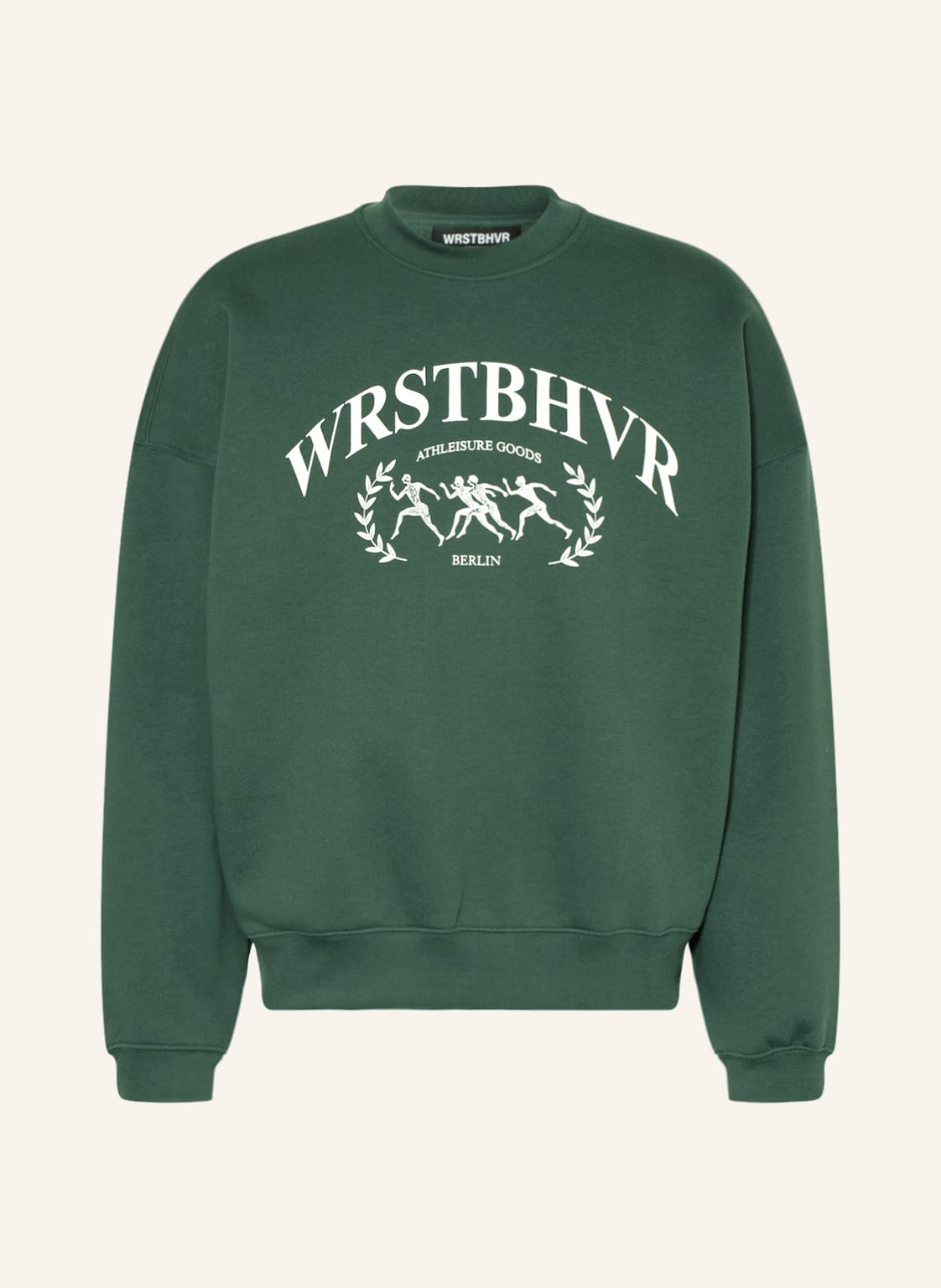 Image of Wrstbhvr Oversized-Sweatshirt Greek gruen