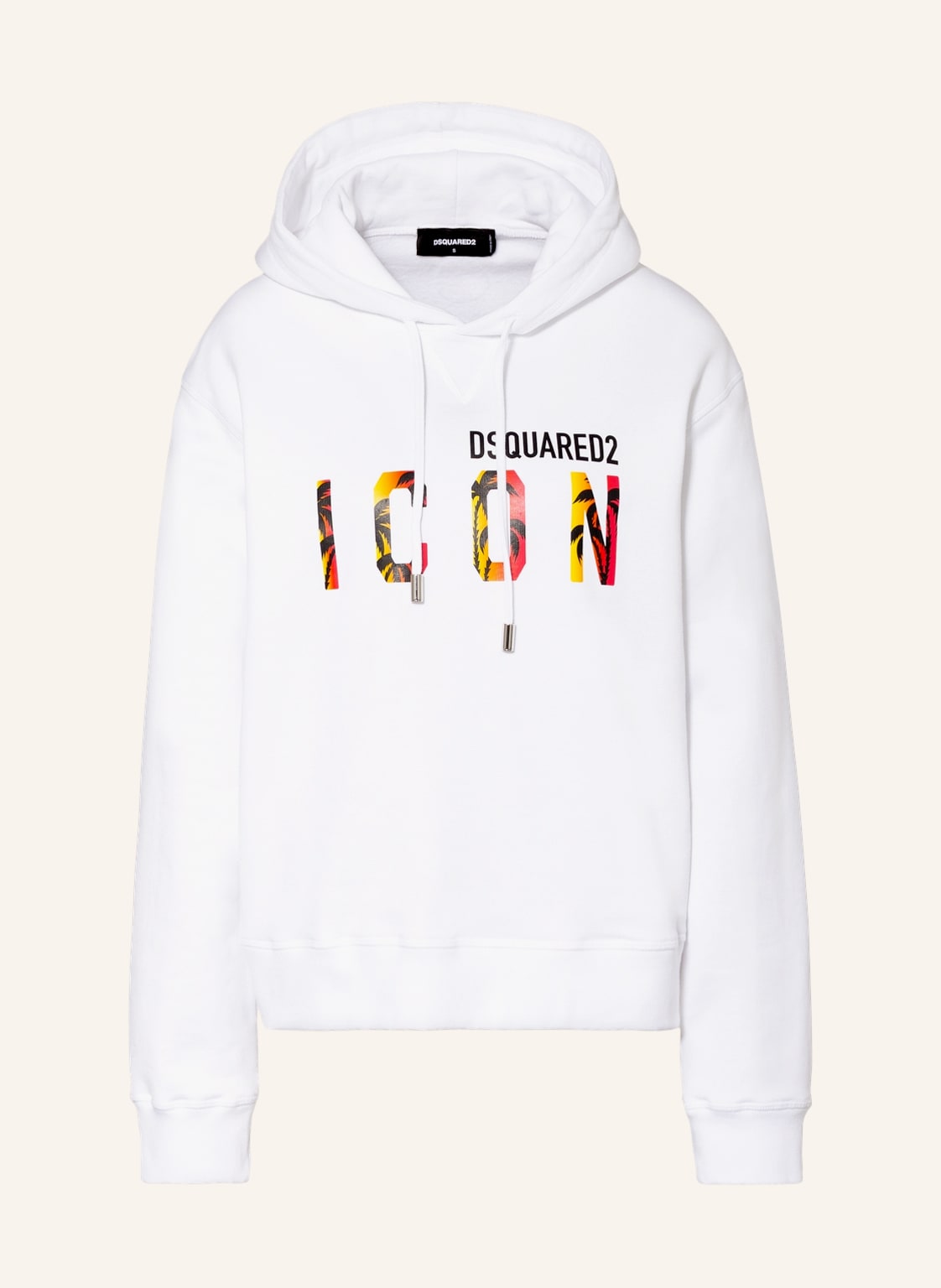 Image of dsquared2 Hoodie Mini Icon weiss