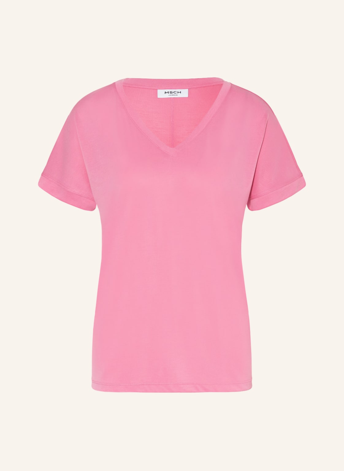 Image of Moss Copenhagen T-Shirt Mschfenya rosa