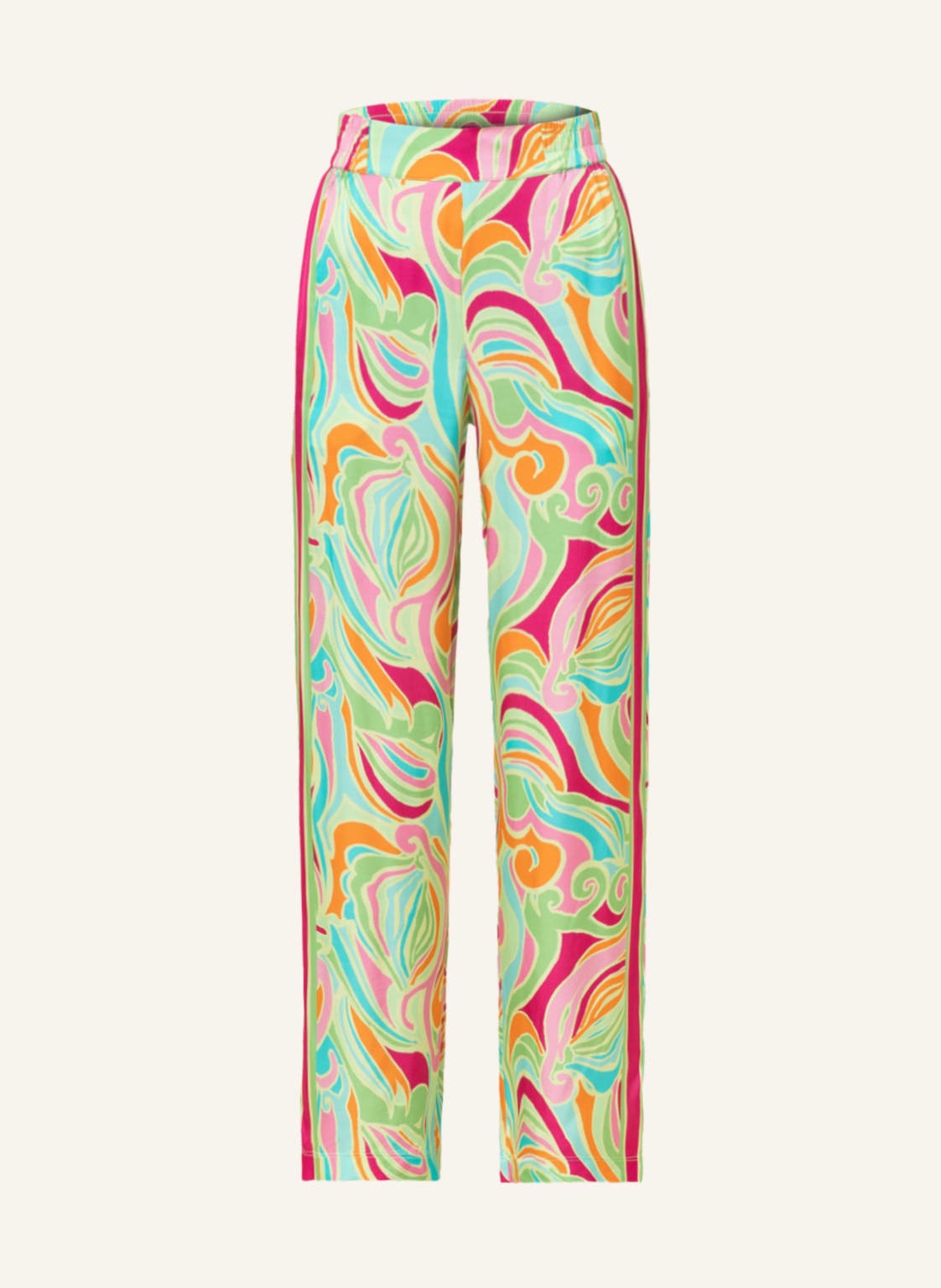 Image of Lieblingsstück Marlenehose Aus Satin gruen