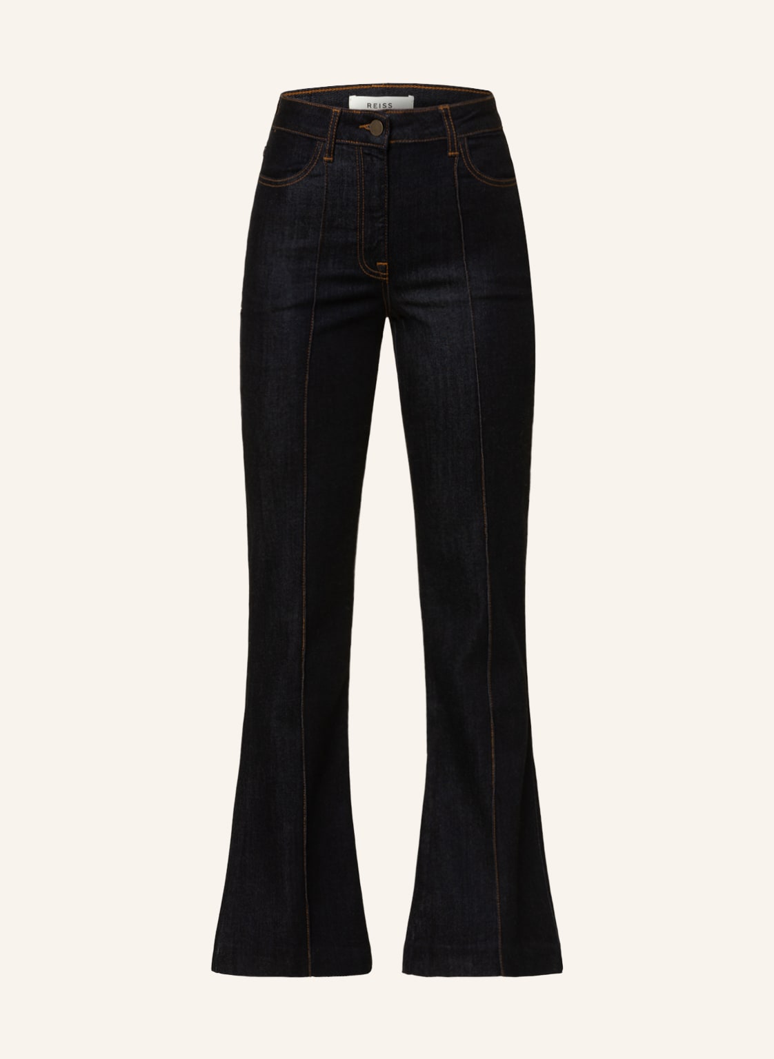 Image of Reiss Flared Jeans Elsie blau