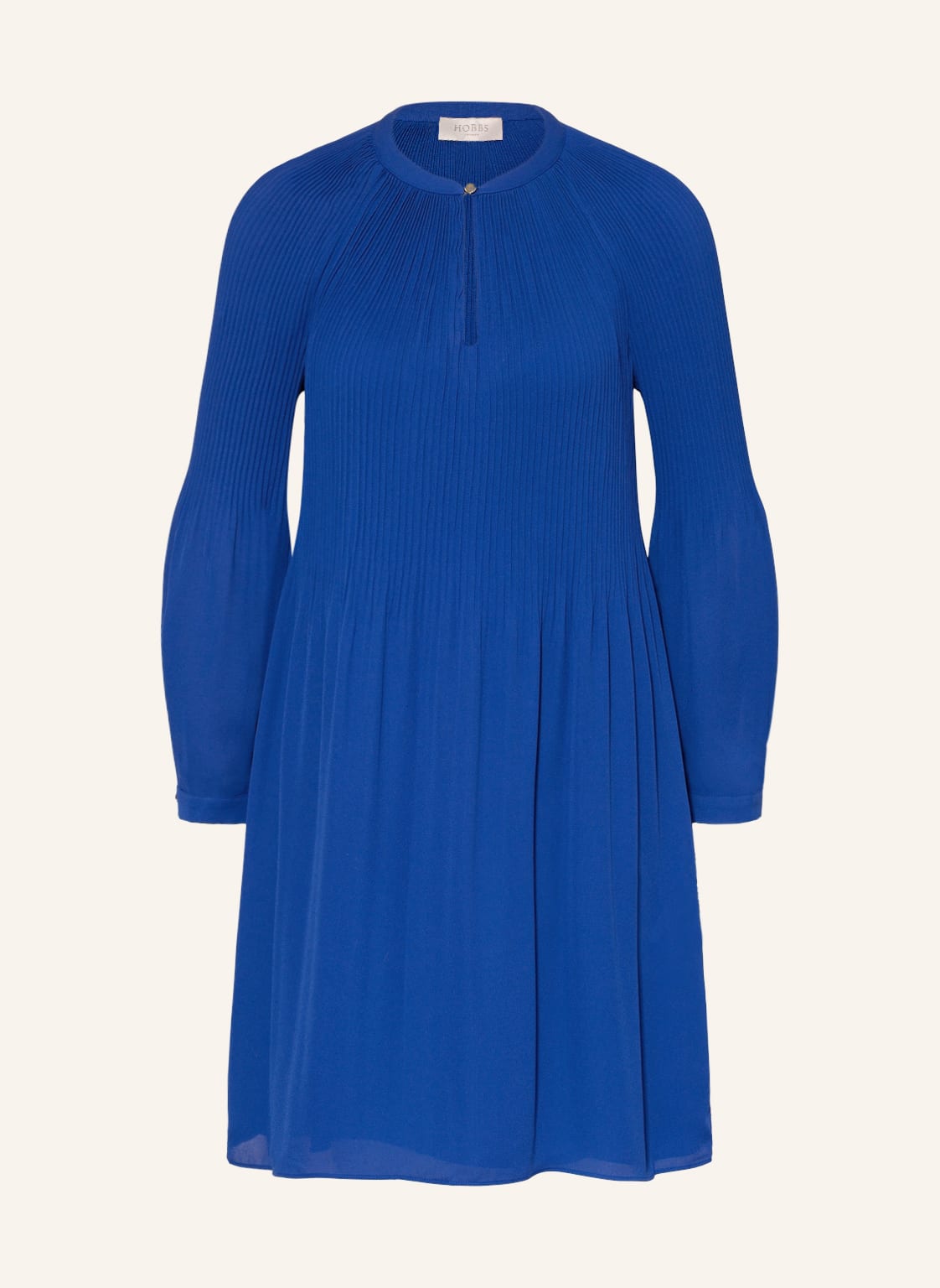 Image of Hobbs Plisseekleid Mimi blau