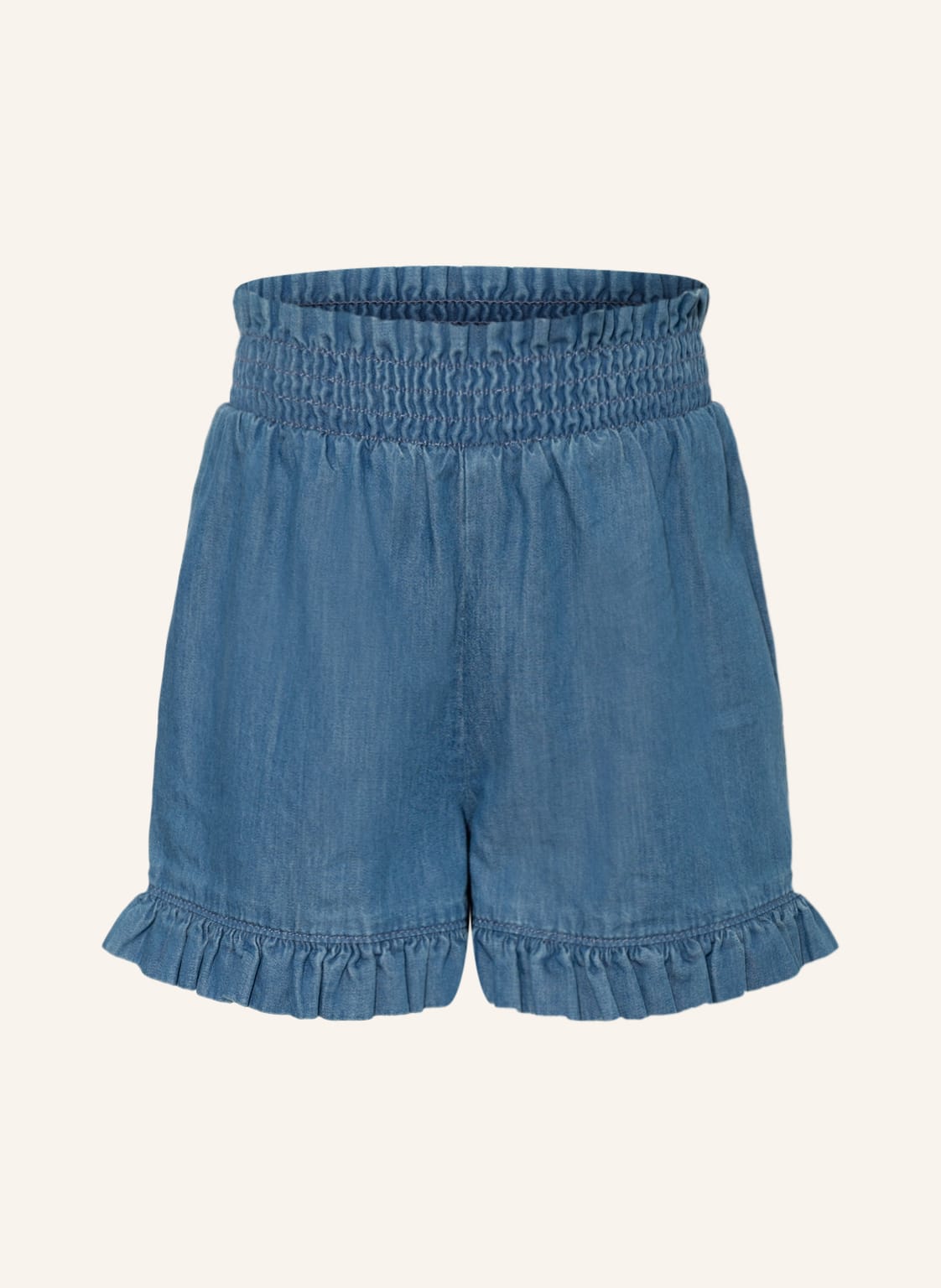 Image of S.Oliver Red Jeansshorts Mit Rüschen blau