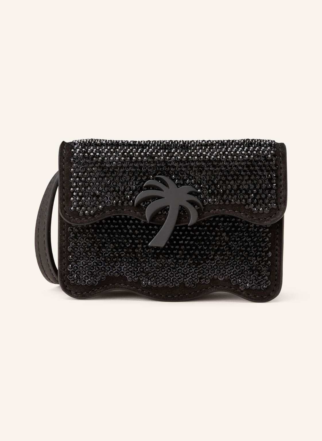 Image of Palm Angels Handtasche Palm Beach Small Mit Schmucksteinen schwarz