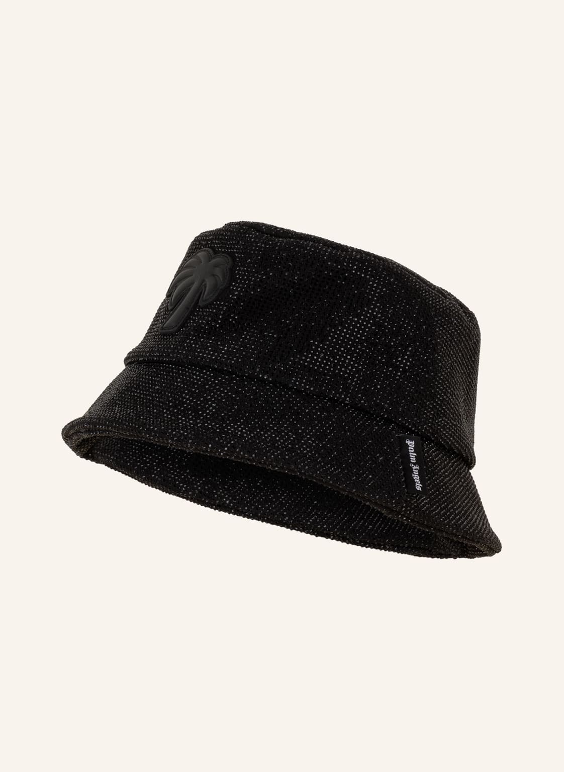 Image of Palm Angels Bucket-Hat Mit Schmucksteinen schwarz