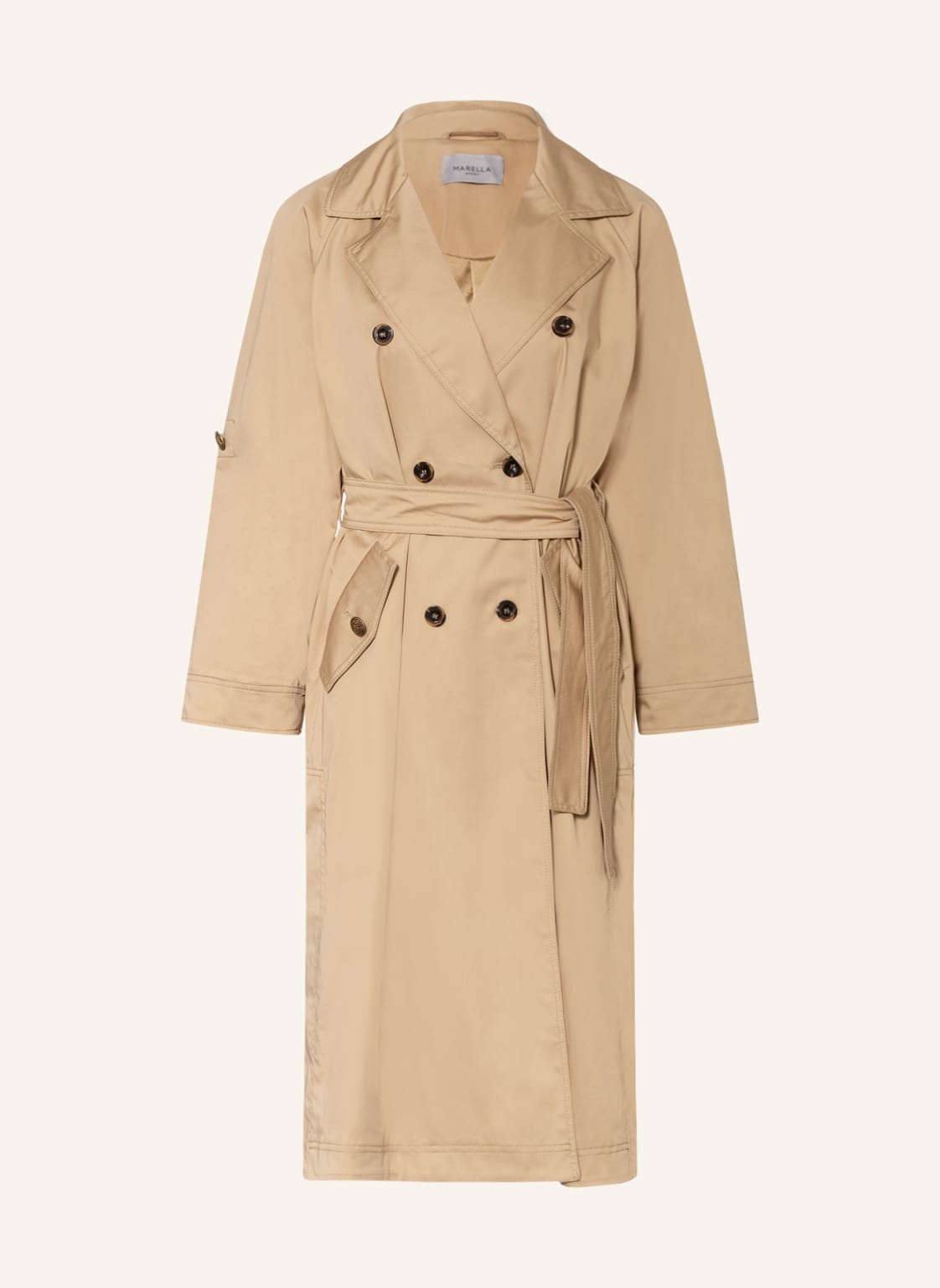 Image of Marella Trenchcoat Affisso beige