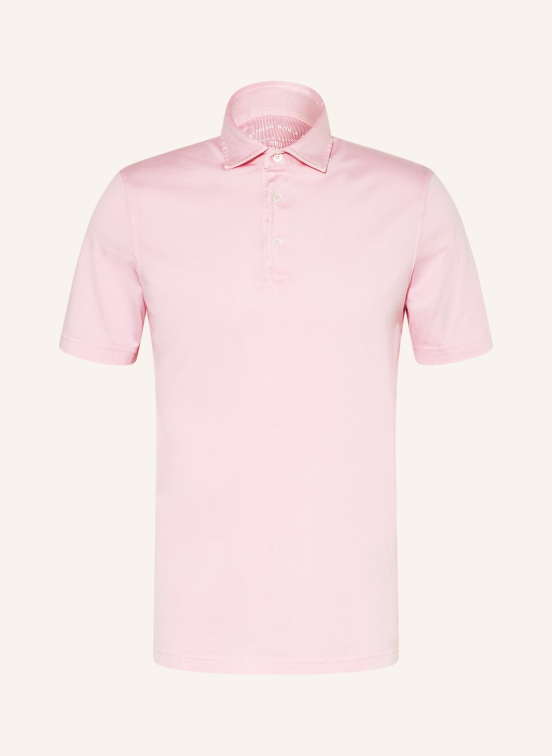 Image of Fedeli Jersey-Poloshirt rosa