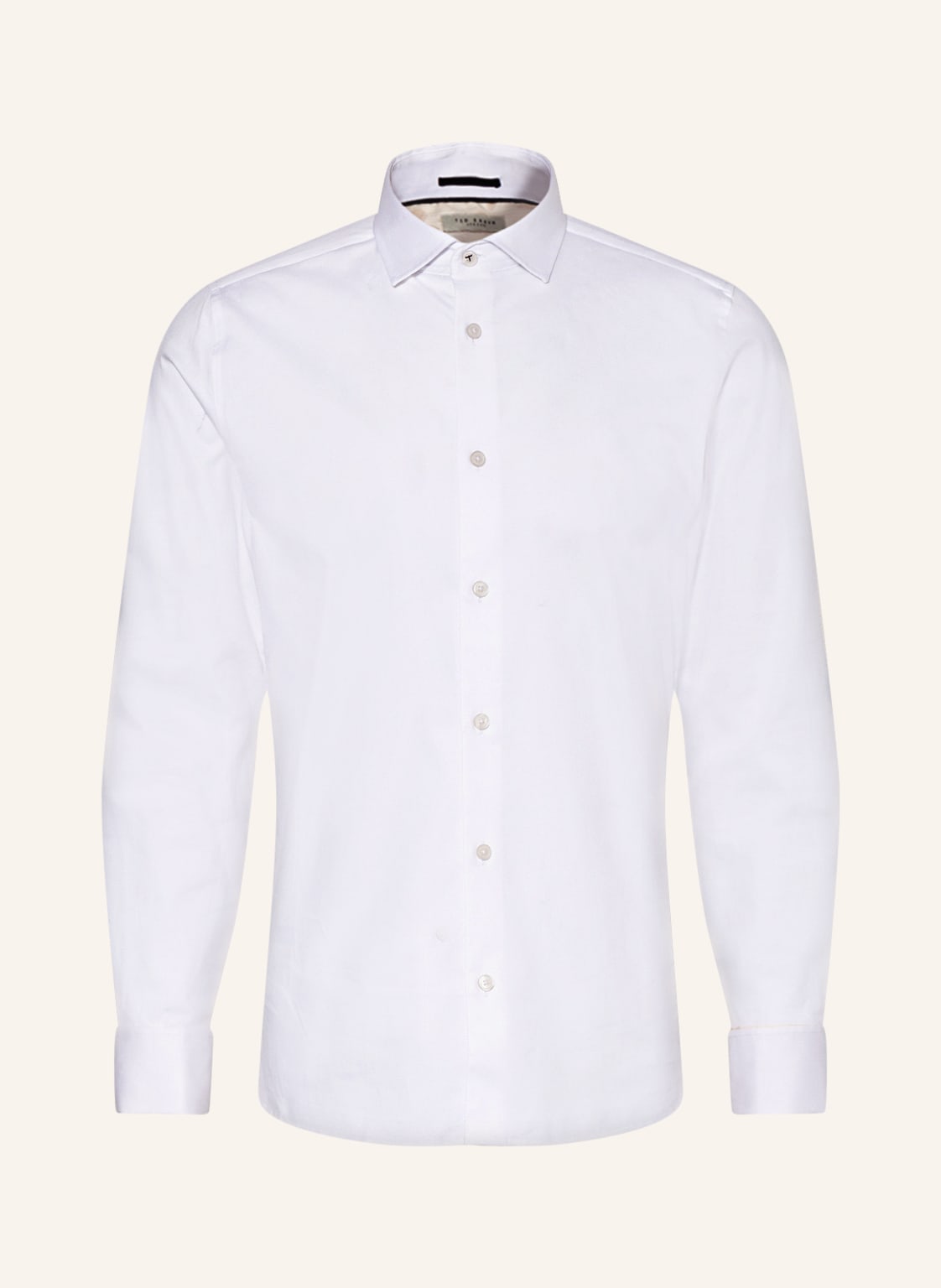 Image of Ted Baker Piqué-Hemd Witree Extra Slim Fit weiss