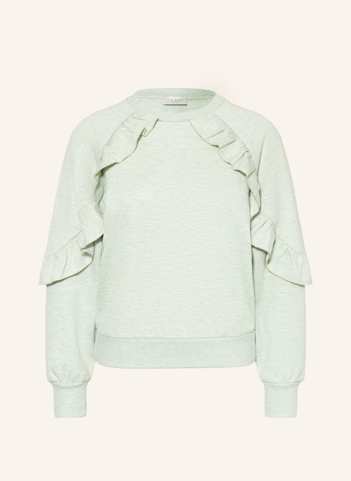 Image of Ted Baker Sweatshirt Yazme Mit Schmuckperlen gruen