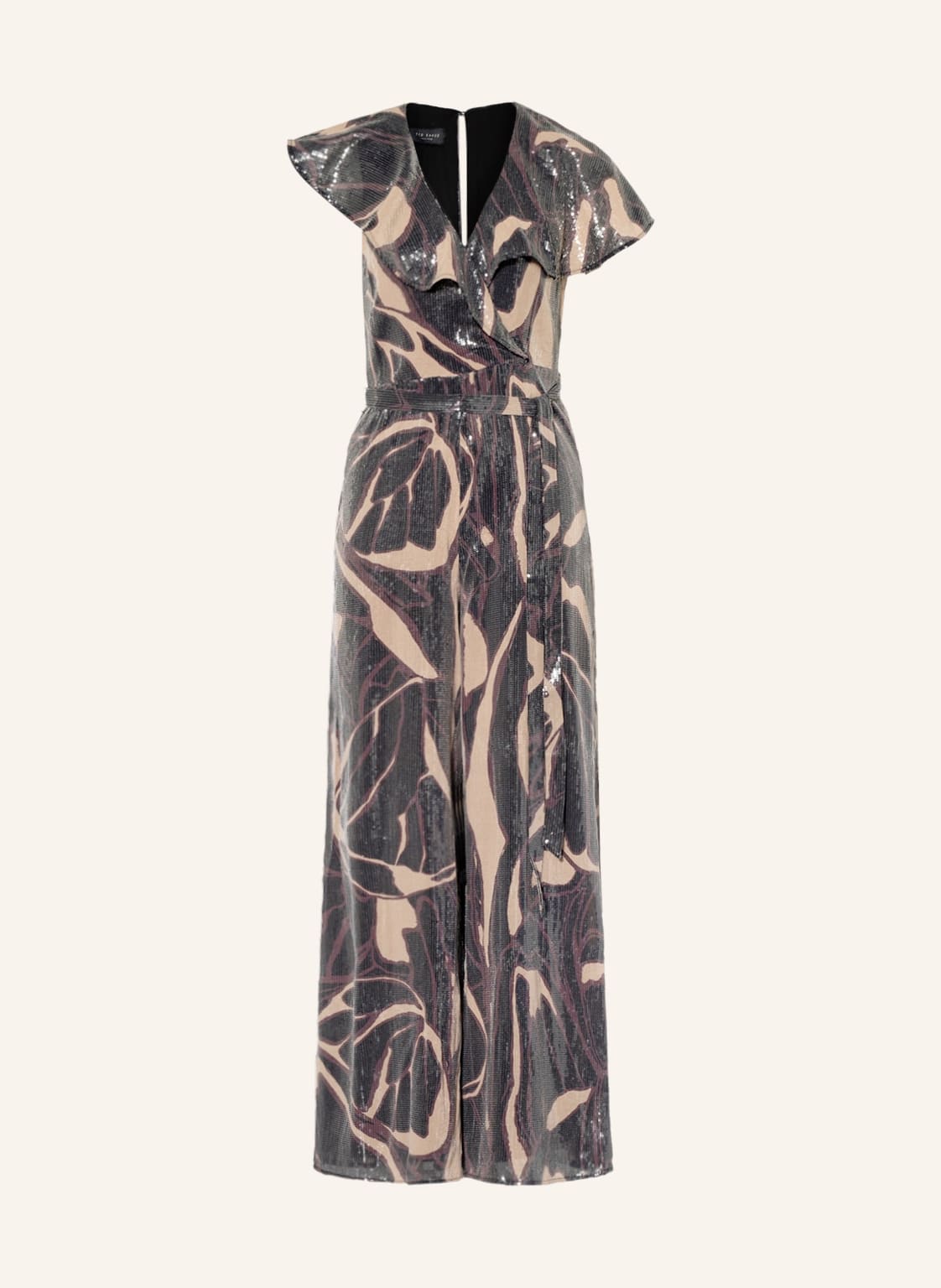 Image of Ted Baker Jumpsuit Edennie Mit Pailletten schwarz