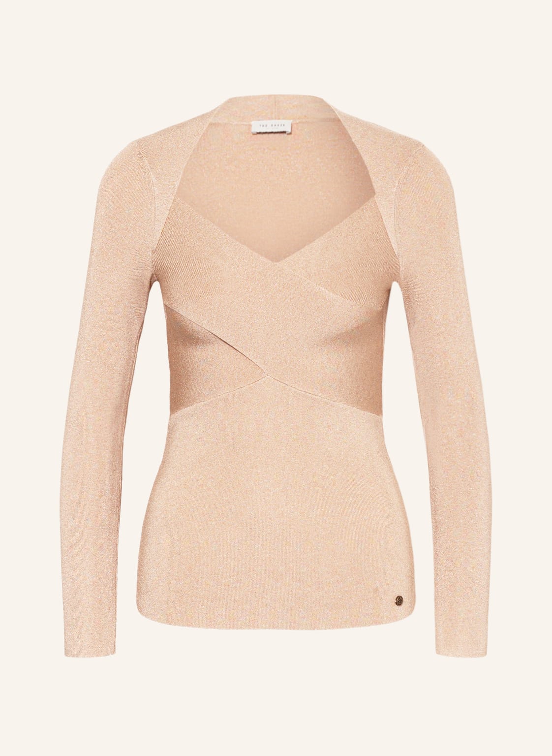 Image of Ted Baker Pullover Eloisy Mit Glitzergarn beige