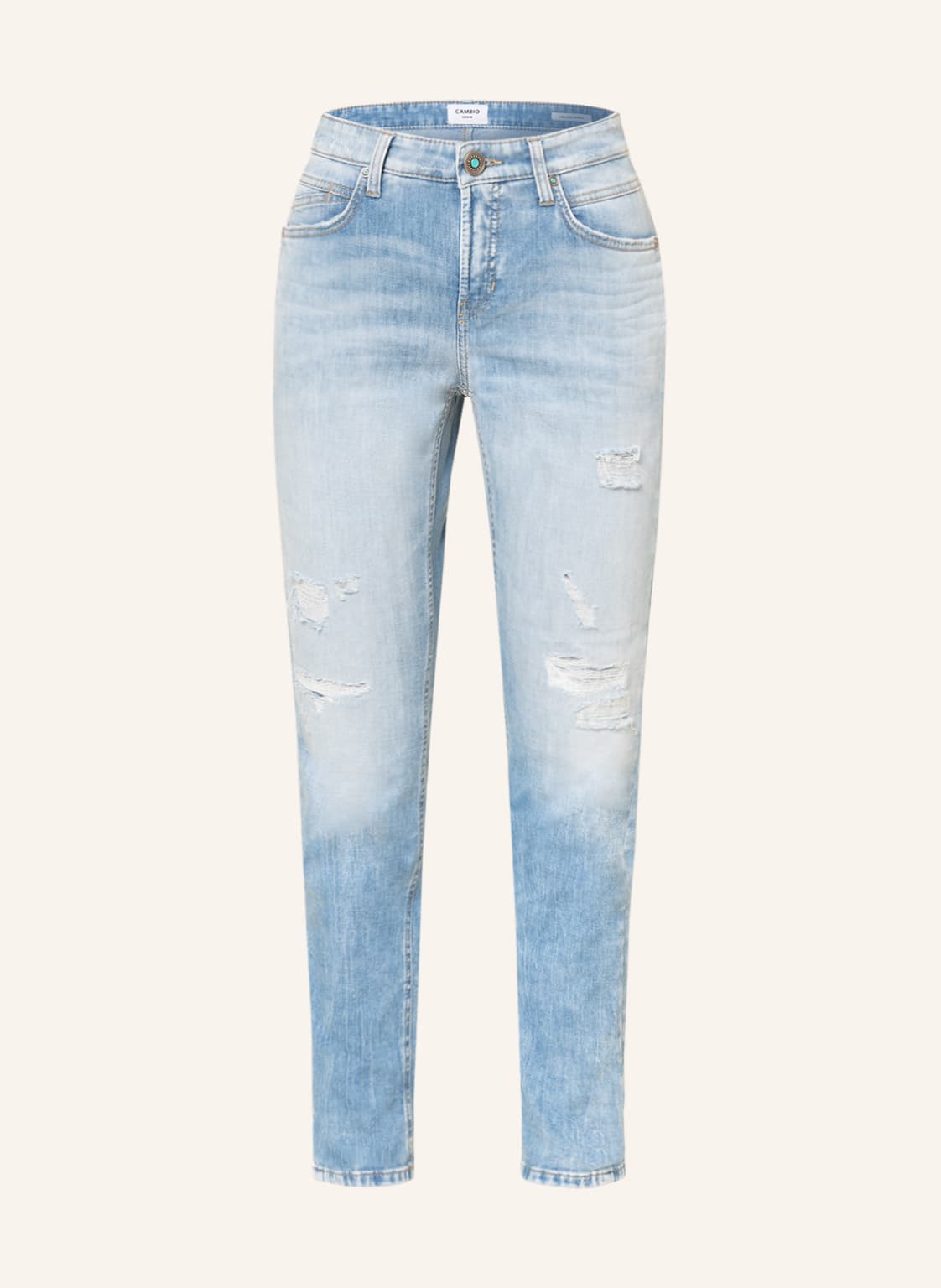 Image of Cambio Mom Jeans Kerry blau