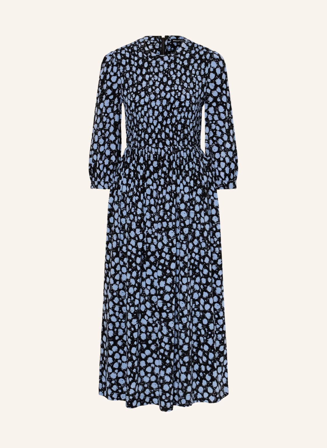 Image of Whistles Kleid Dalmatian Mit 3/4-Arm blau