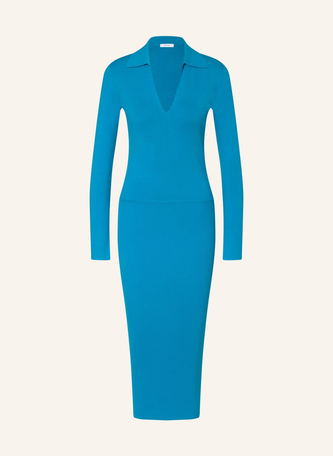 Image of Reiss Strickkleid Elaina blau