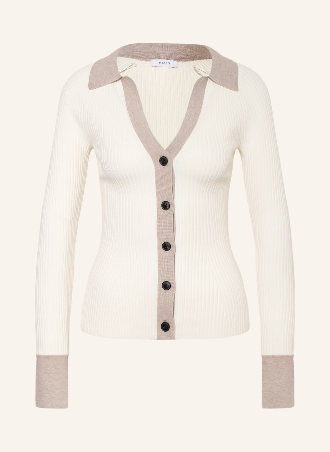 Image of Reiss Strickjacke Alicia weiss