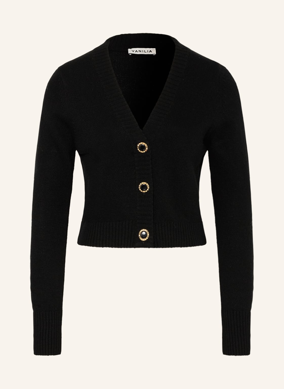 Image of Vanilia Strickjacke schwarz