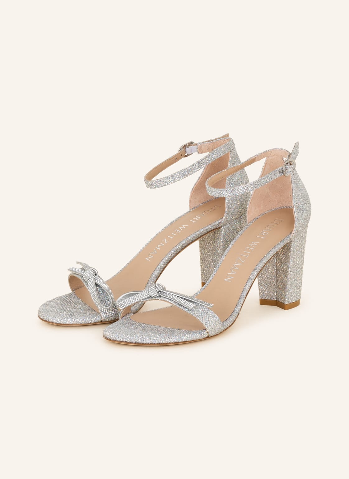 Image of Stuart Weitzman Sandaletten Nearlynude silber