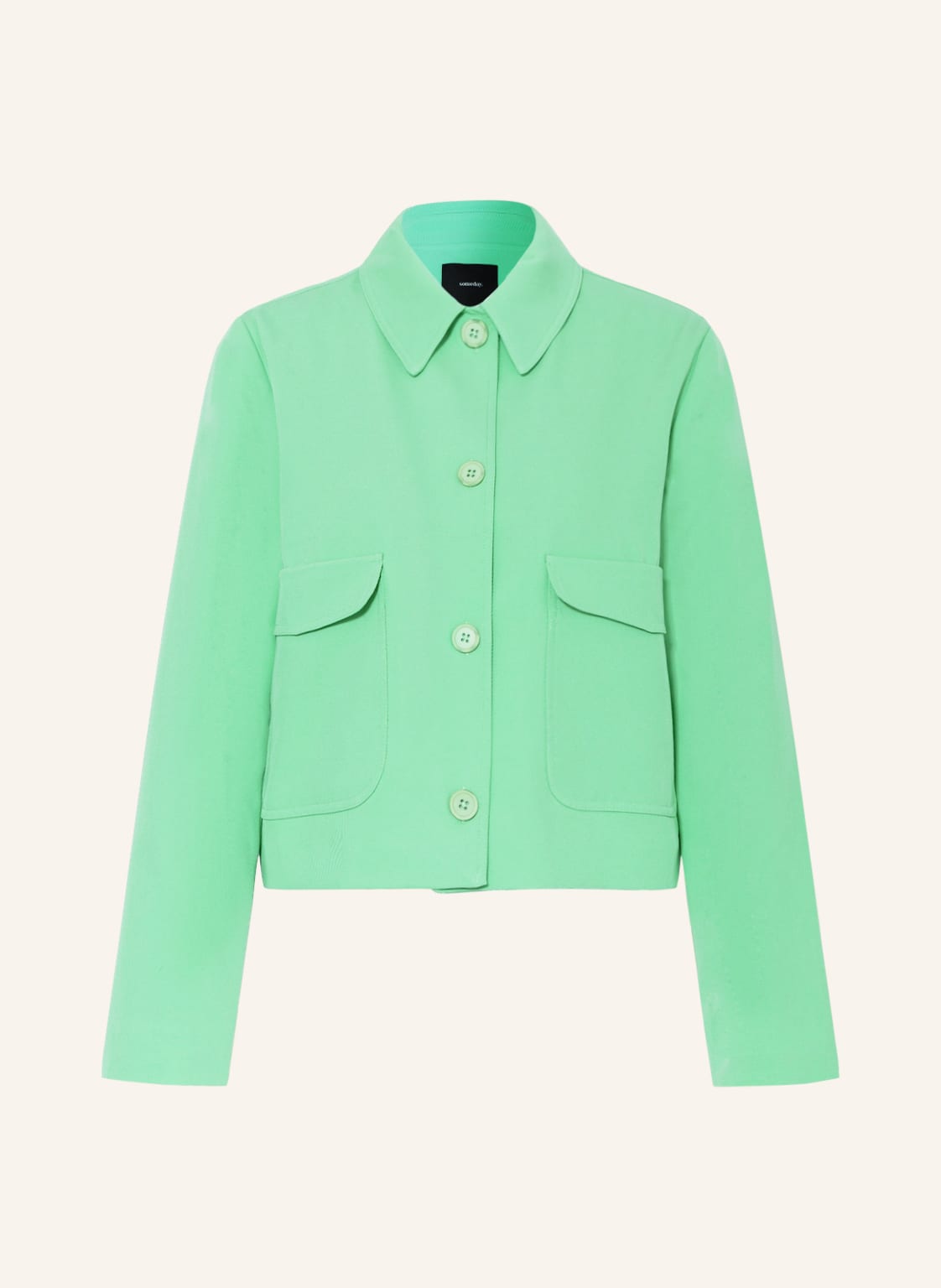 Image of Someday Kastenjacke Noxy gruen