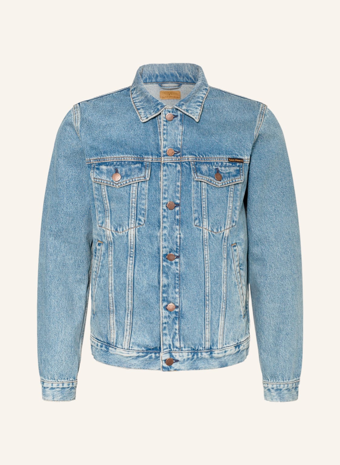 Image of Nudie Jeans Jeansjacke Robby blau