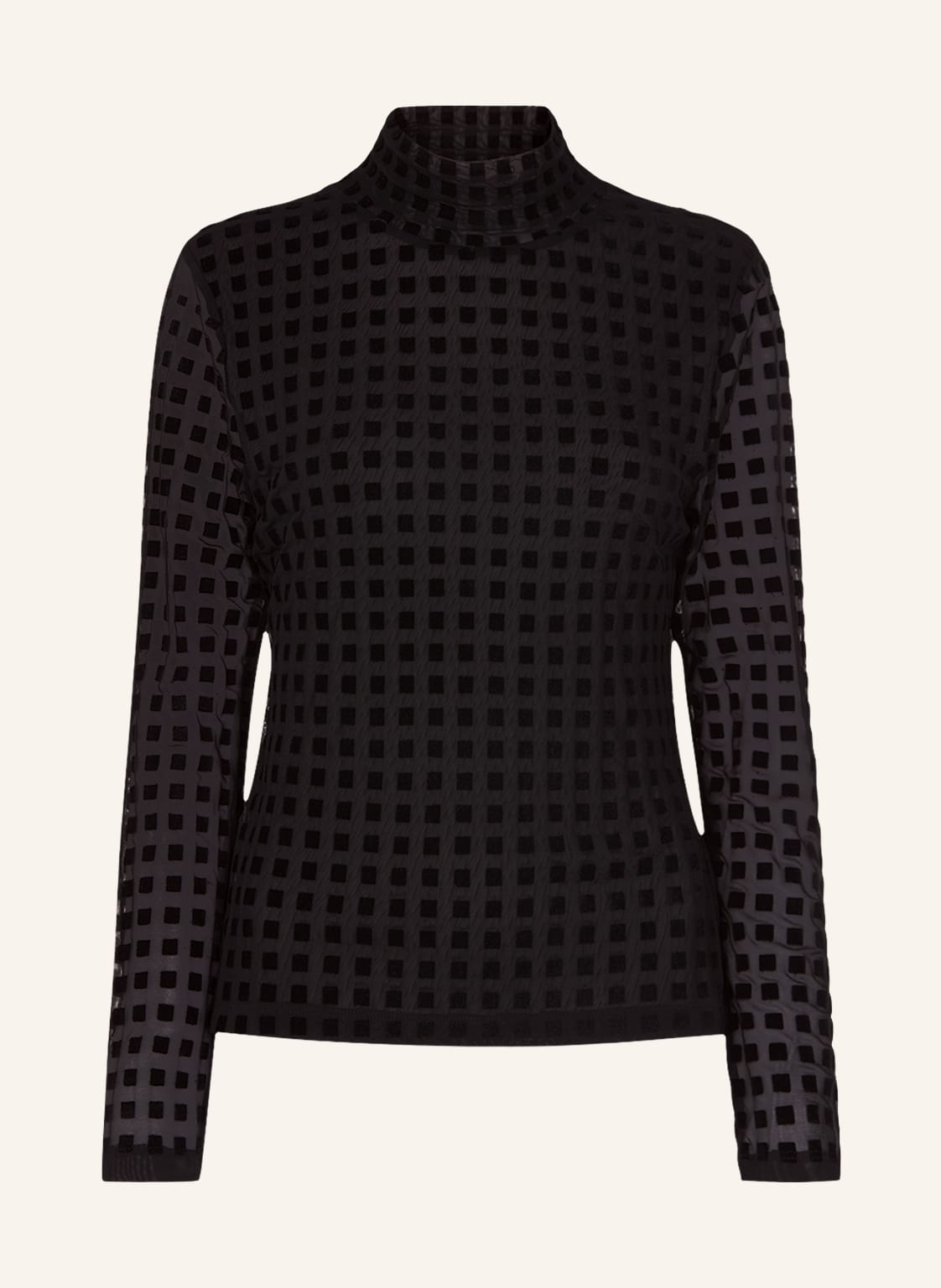 Image of Whistles Blusenshirt Aus Mesh schwarz