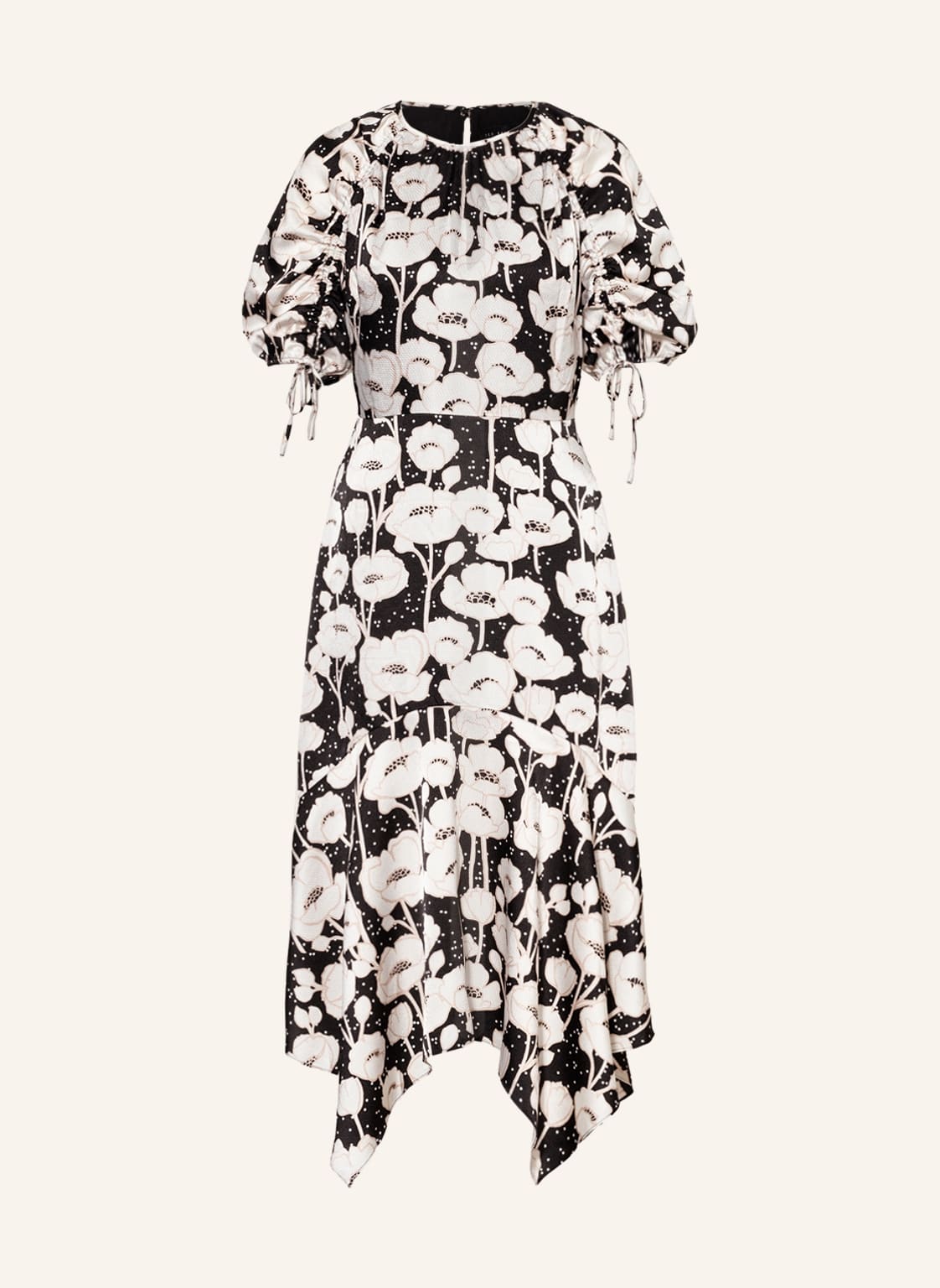 Image of Ted Baker Kleid Abriee Mit Volants schwarz