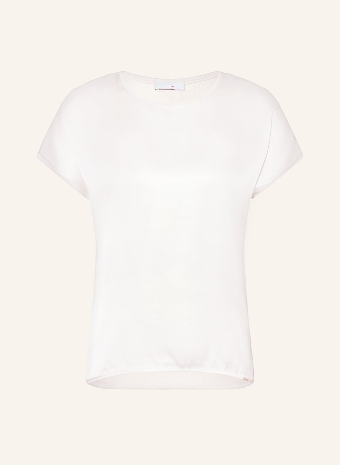 Image of Cinque T-Shirt Cikara Im Materialmix weiss