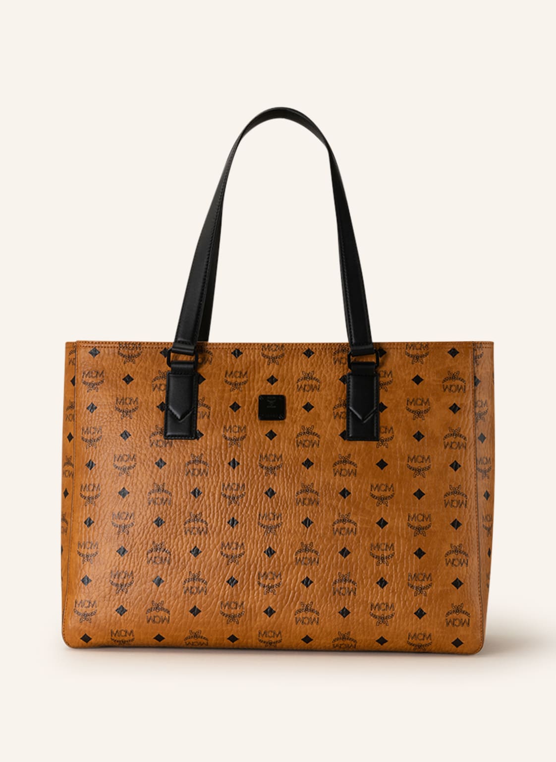 Image of Mcm Shopper Klassik Visetos braun