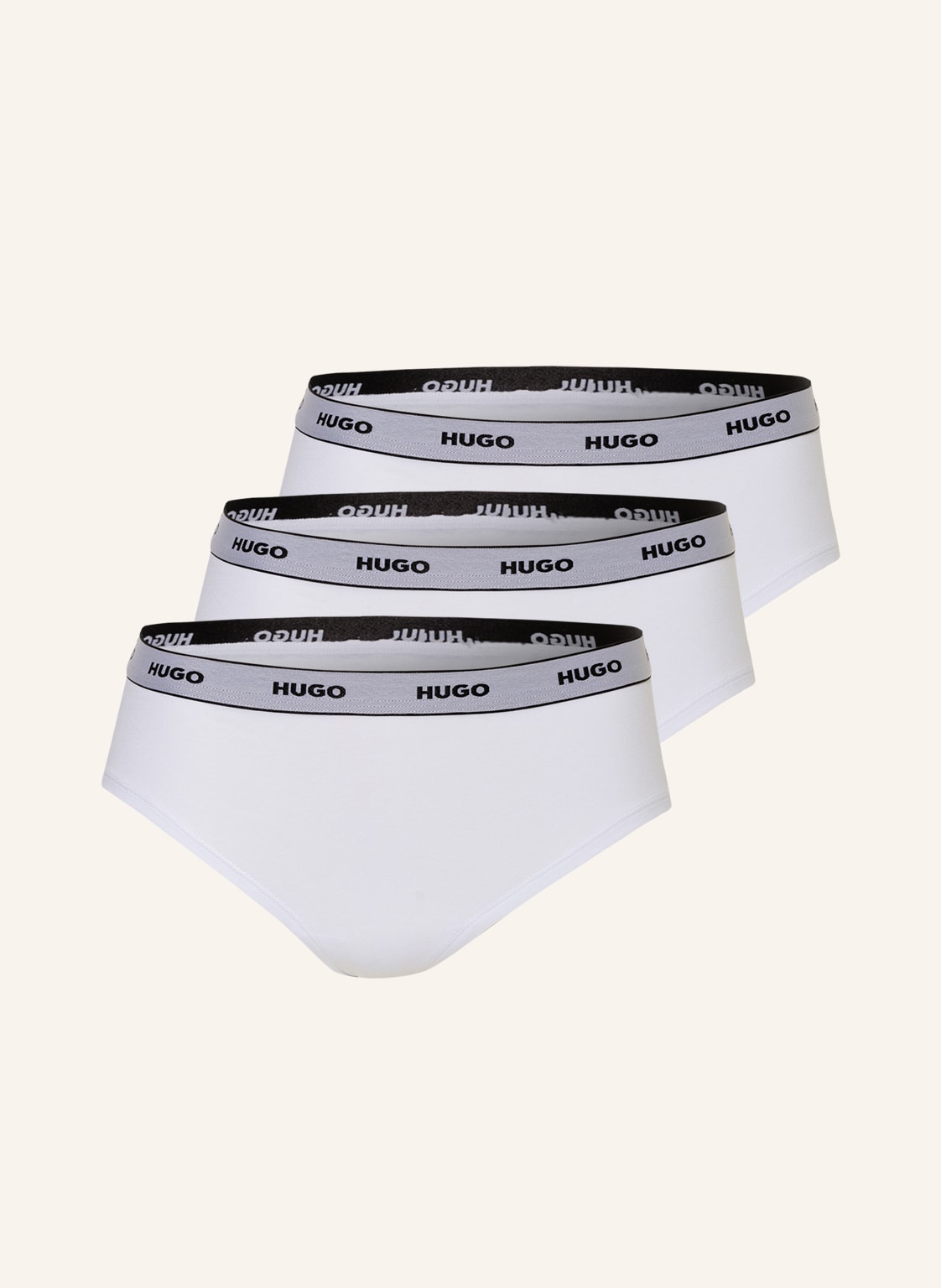 Image of Hugo 3er-Pack Panties weiss