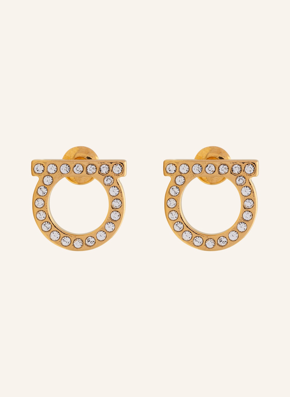 Image of Ferragamo Ohrstecker Gancio gold