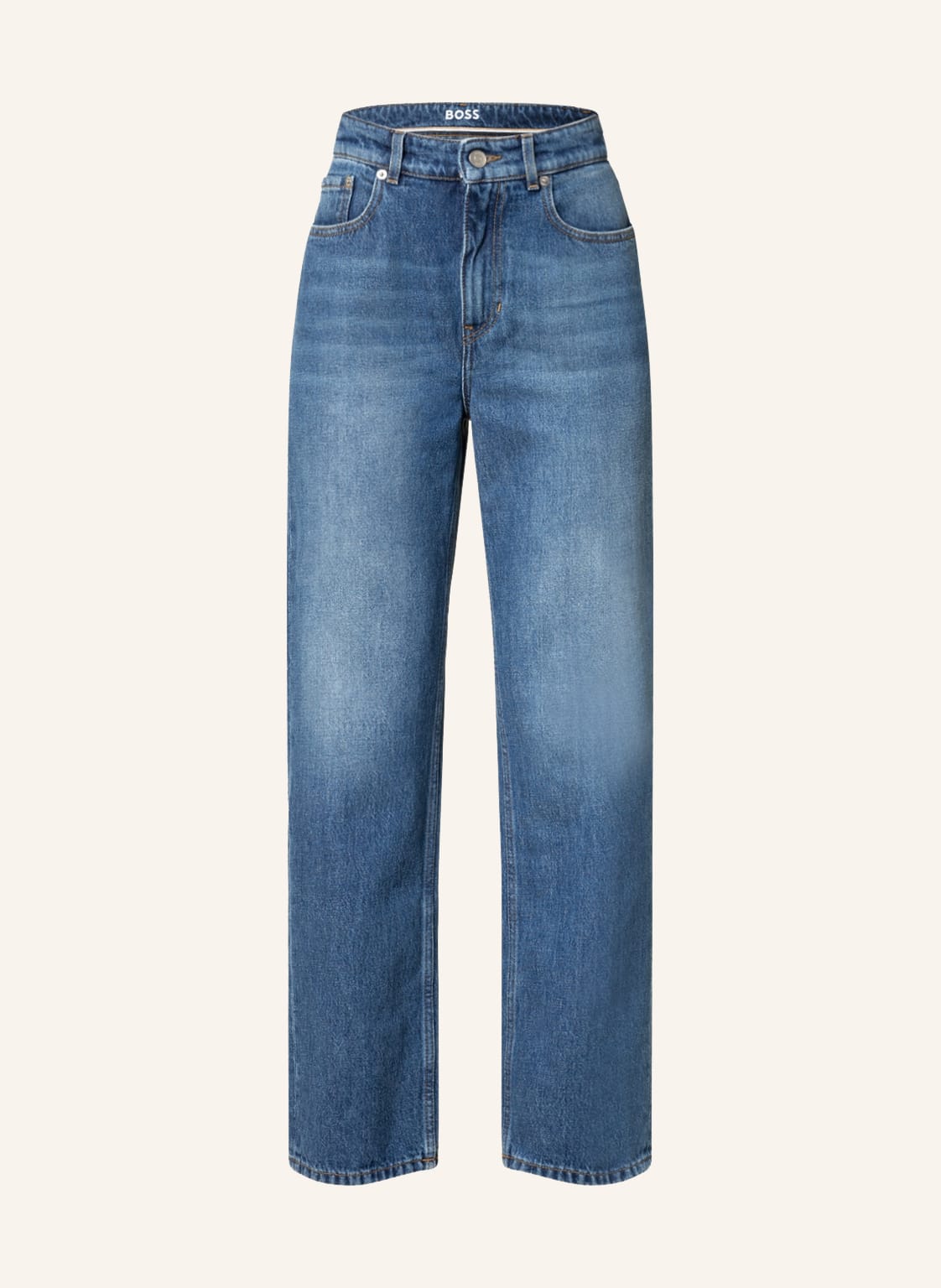 Image of Boss Jeans Straight Crop 2.0 blau