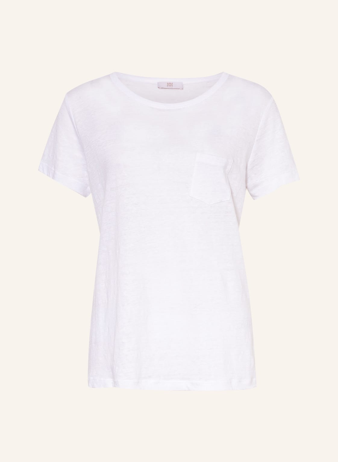 Image of Riani T-Shirt Aus Leinen weiss