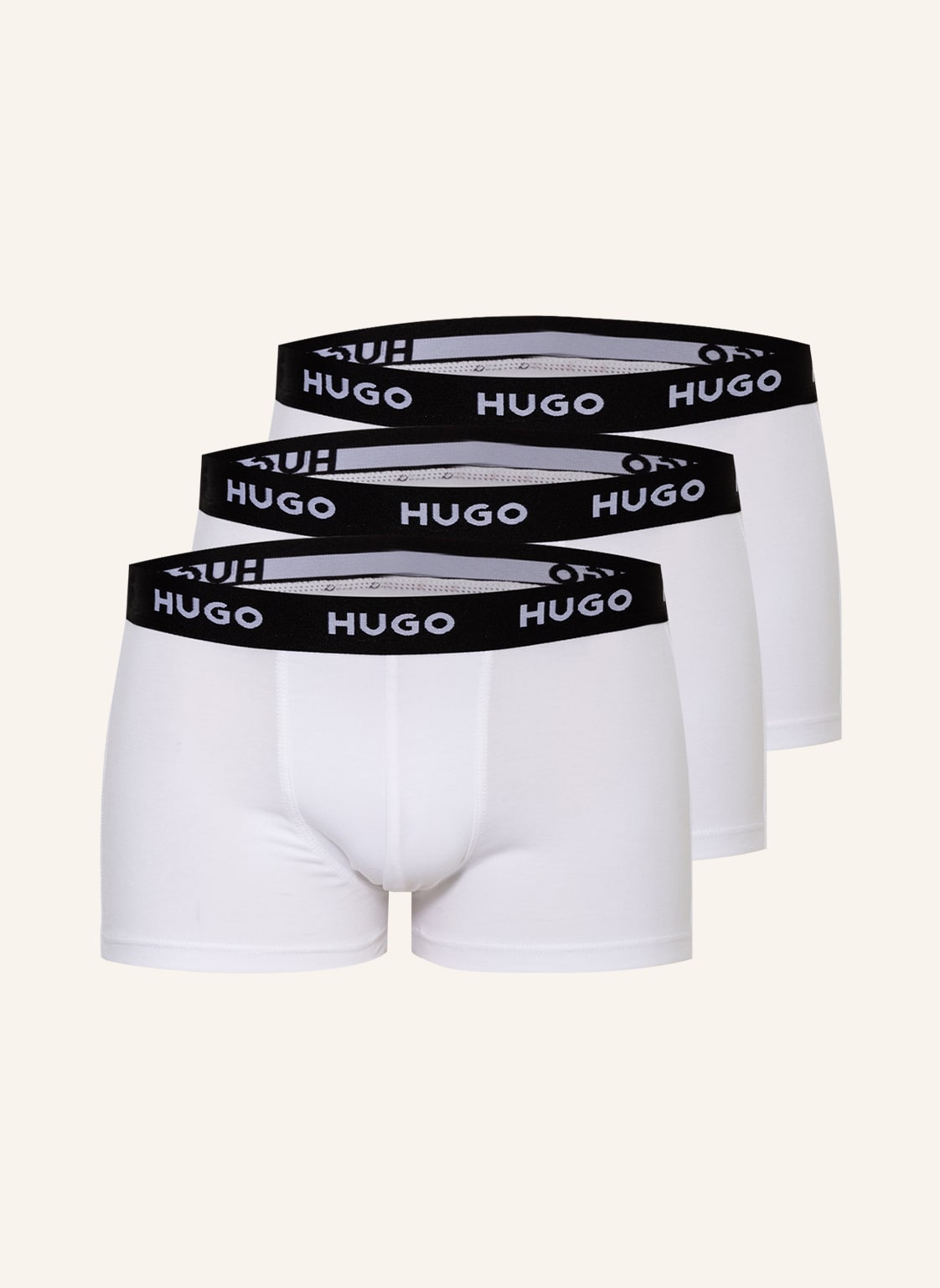 Image of Hugo 3er-Pack Boxershorts weiss