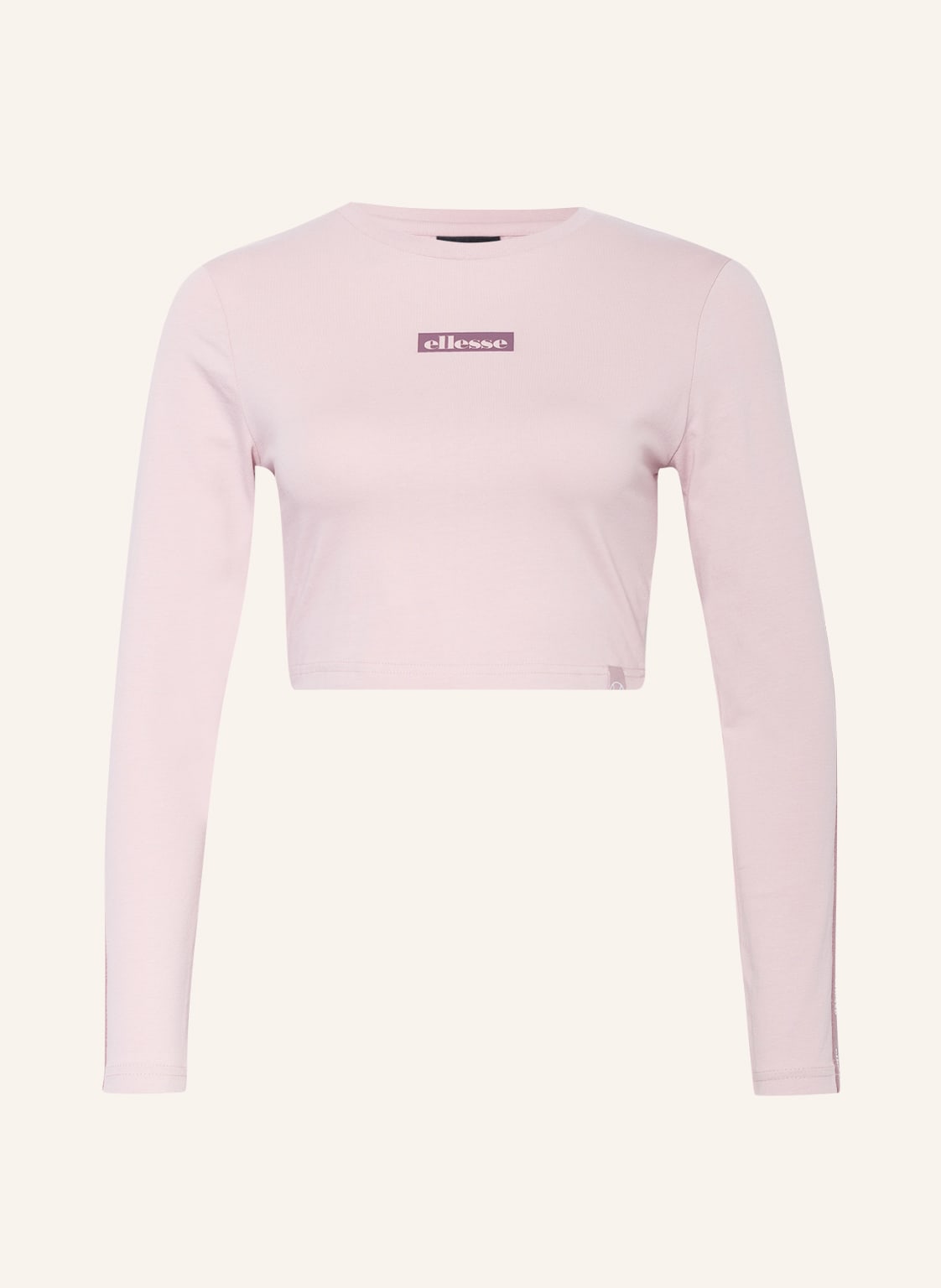 Image of Ellesse Cropped-Longsleeve Tance rosa