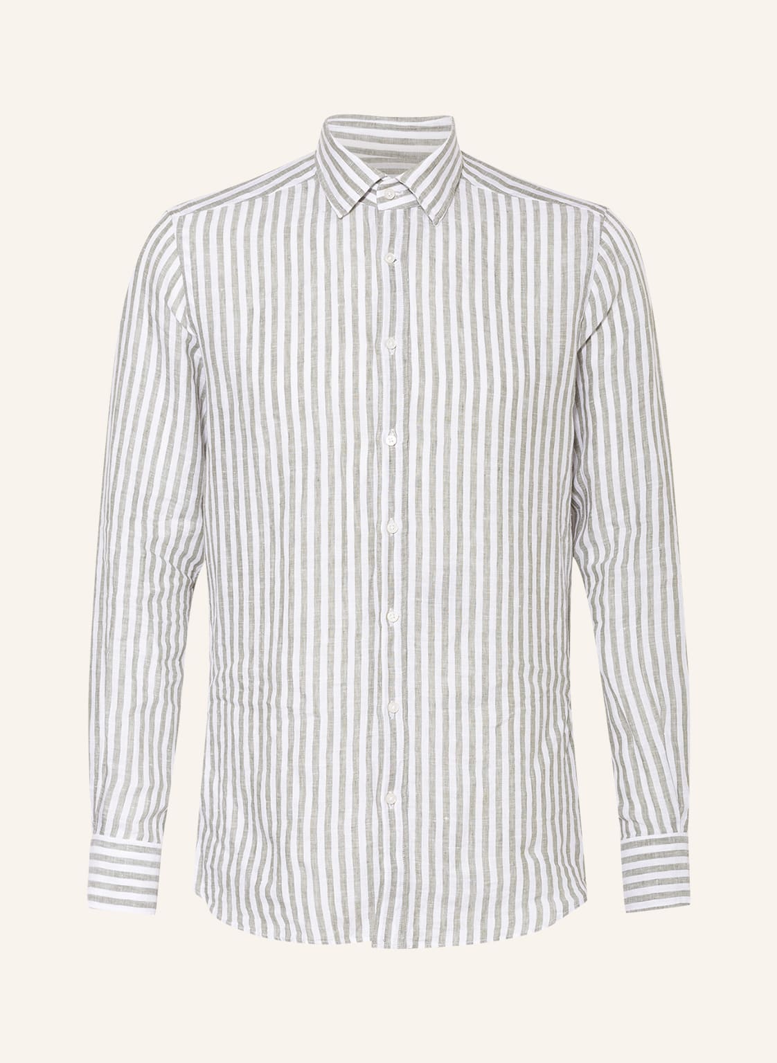 Image of Windsor. Leinenhemd Slim Fit gruen