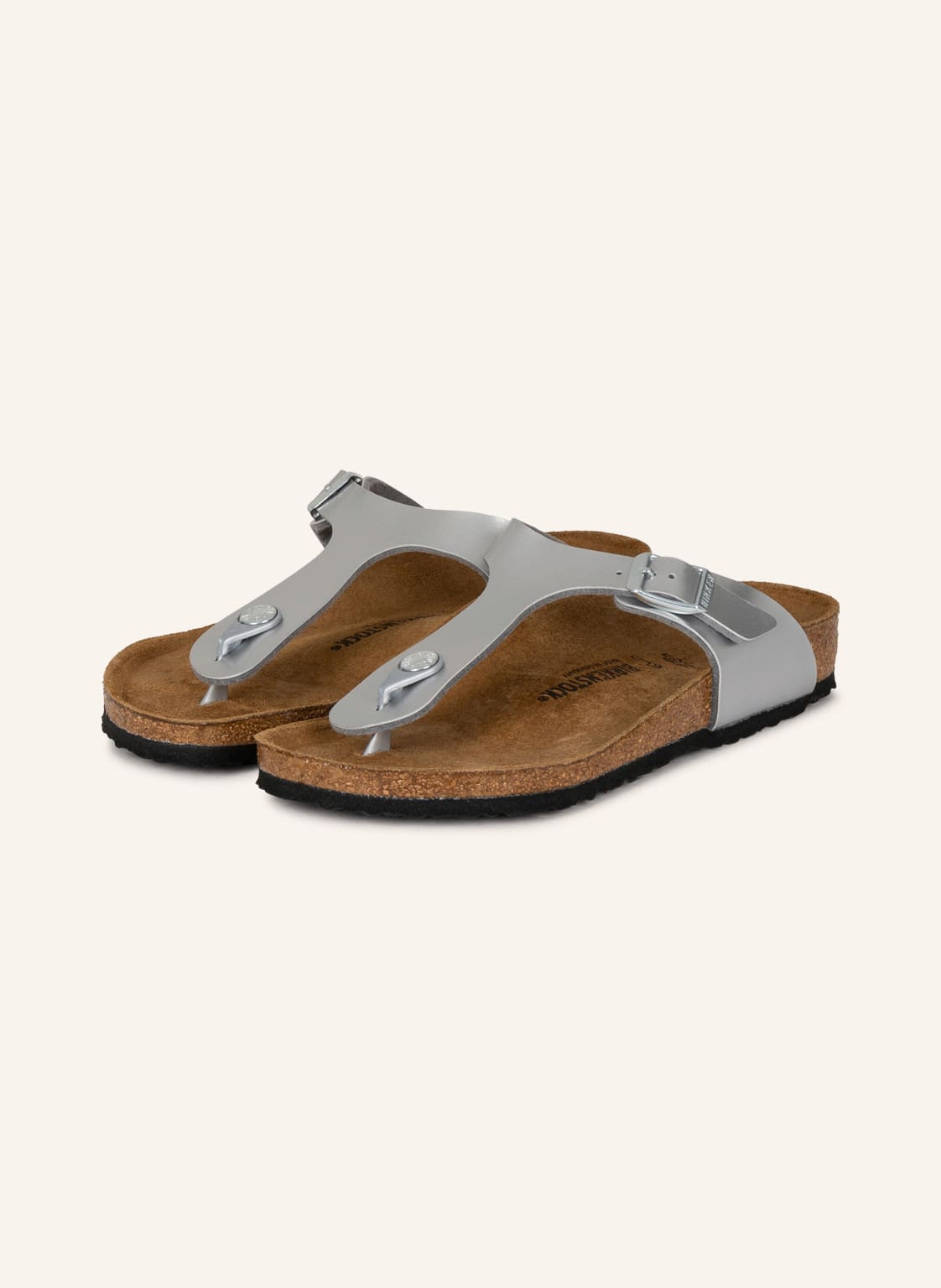 Image of Birkenstock Zehentrenner Gizeh silber