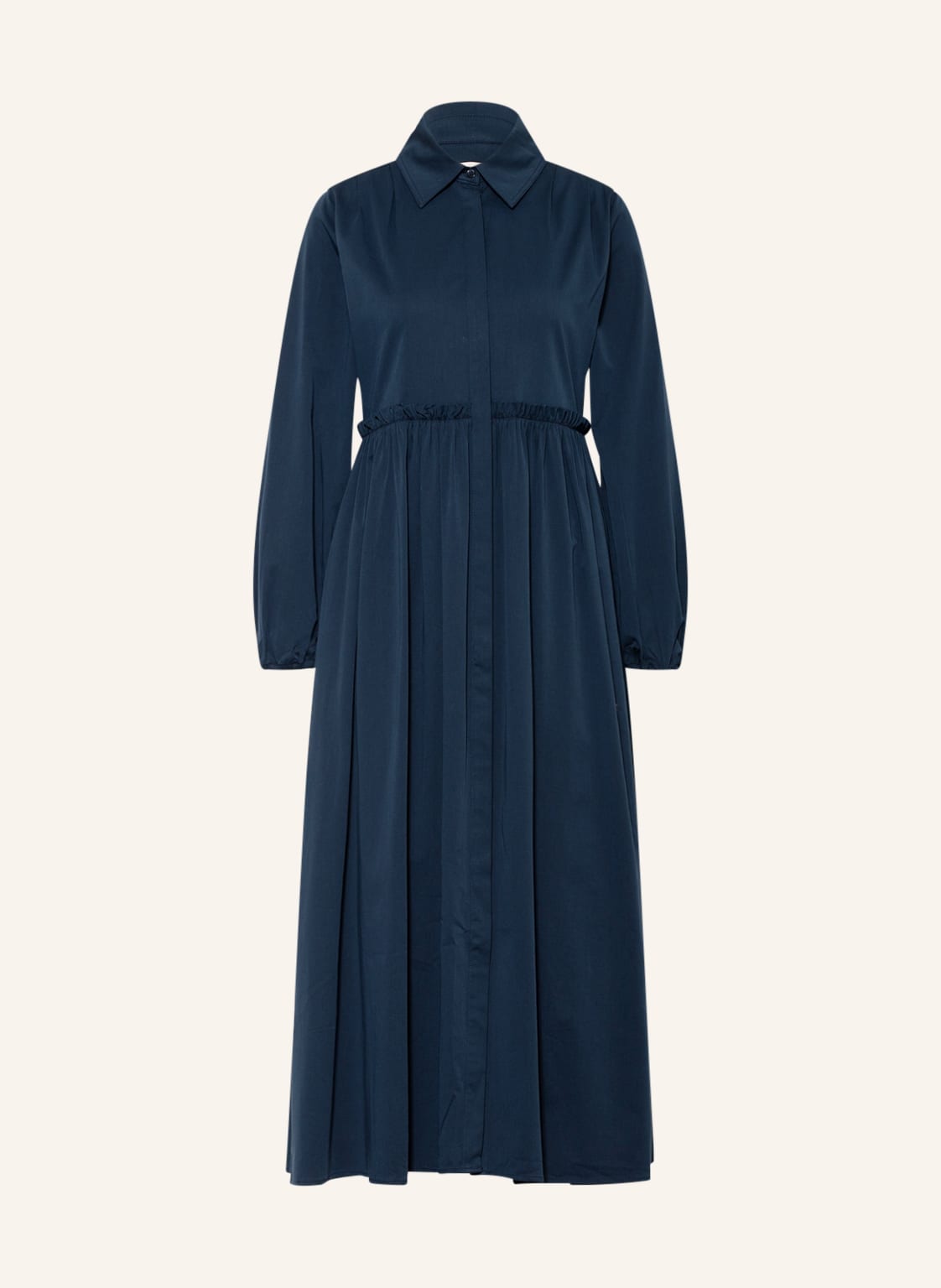 Image of Mrs & Hugs Hemdblusenkleid blau